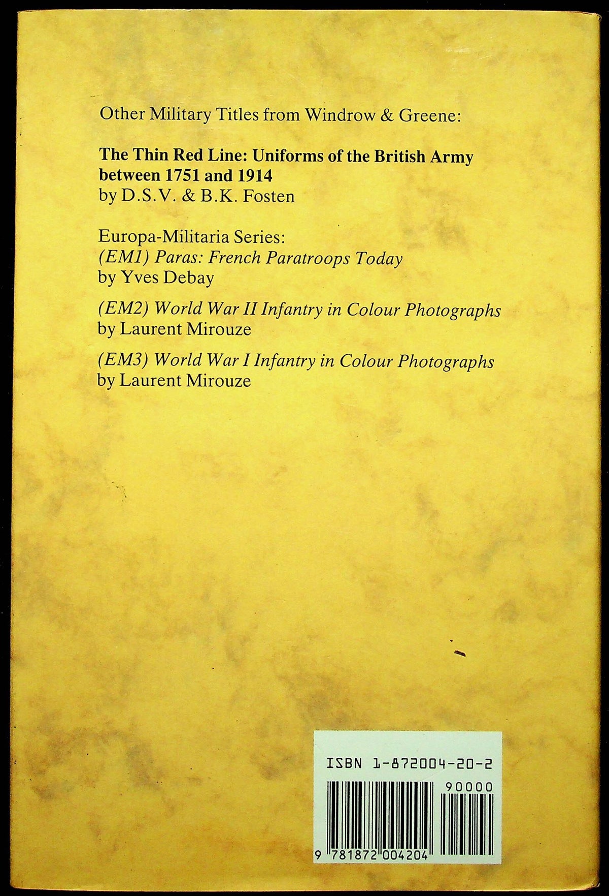 A Concise Dictionary of Military Biography by M.Windrow & F.K.Mason: 1990 Revised Ed. HB