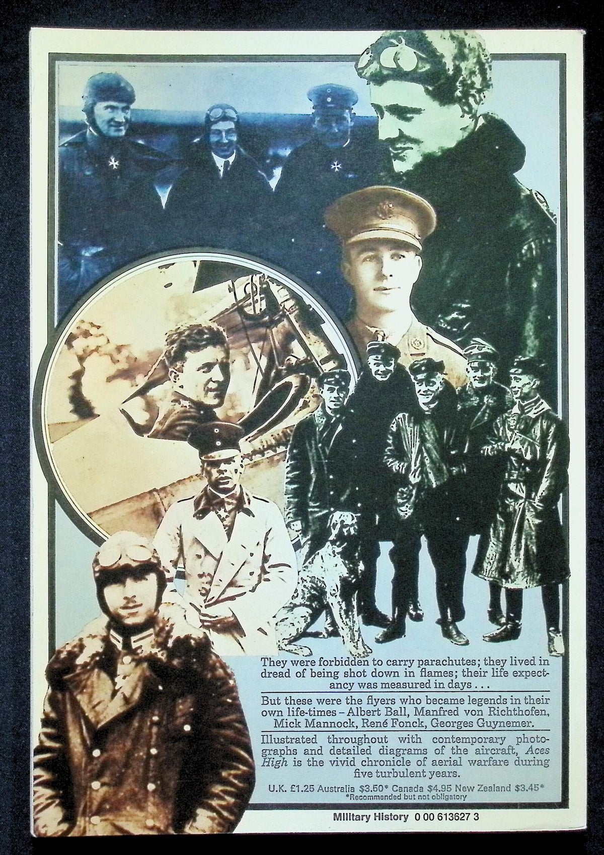 Aces High; Air war over the Western Front 1914-18 by A Clark: 1974 Softcover Tradeback PB