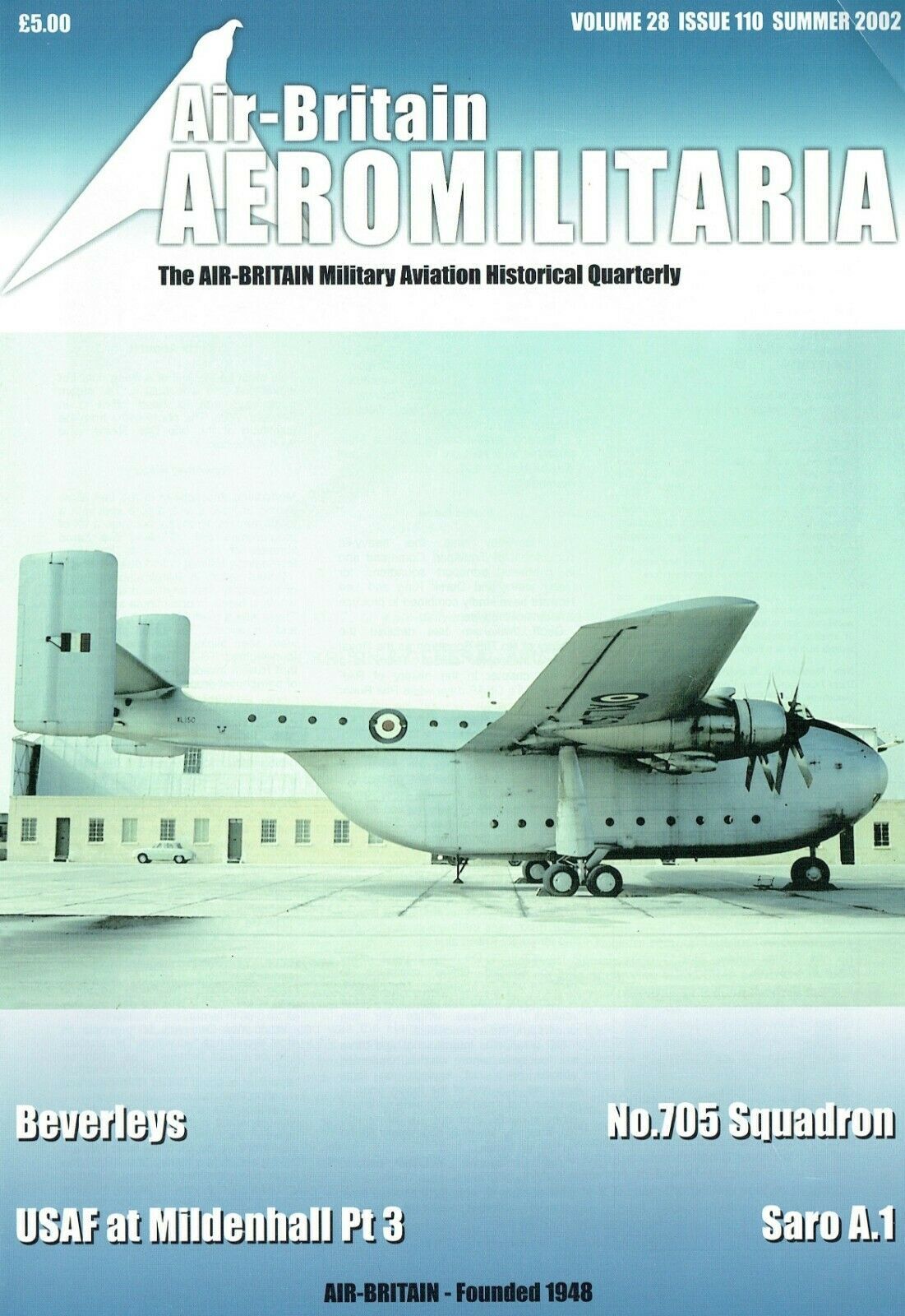 AEROMILITARIA 2002 #2: BEVERLEY/ 705 HELO TRAINING SQUADRON/ SR-A1/ DOWNLOAD