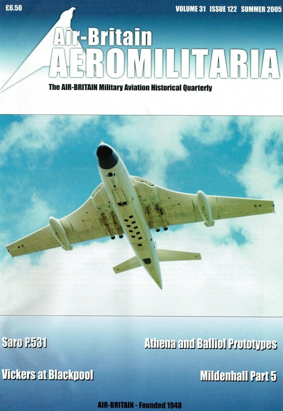 AEROMILITARIA 2005 #2: SR P.531/ ATHENA & BALLIOL/ LERWICK/ MILDENHALL/ DOWNLOAD