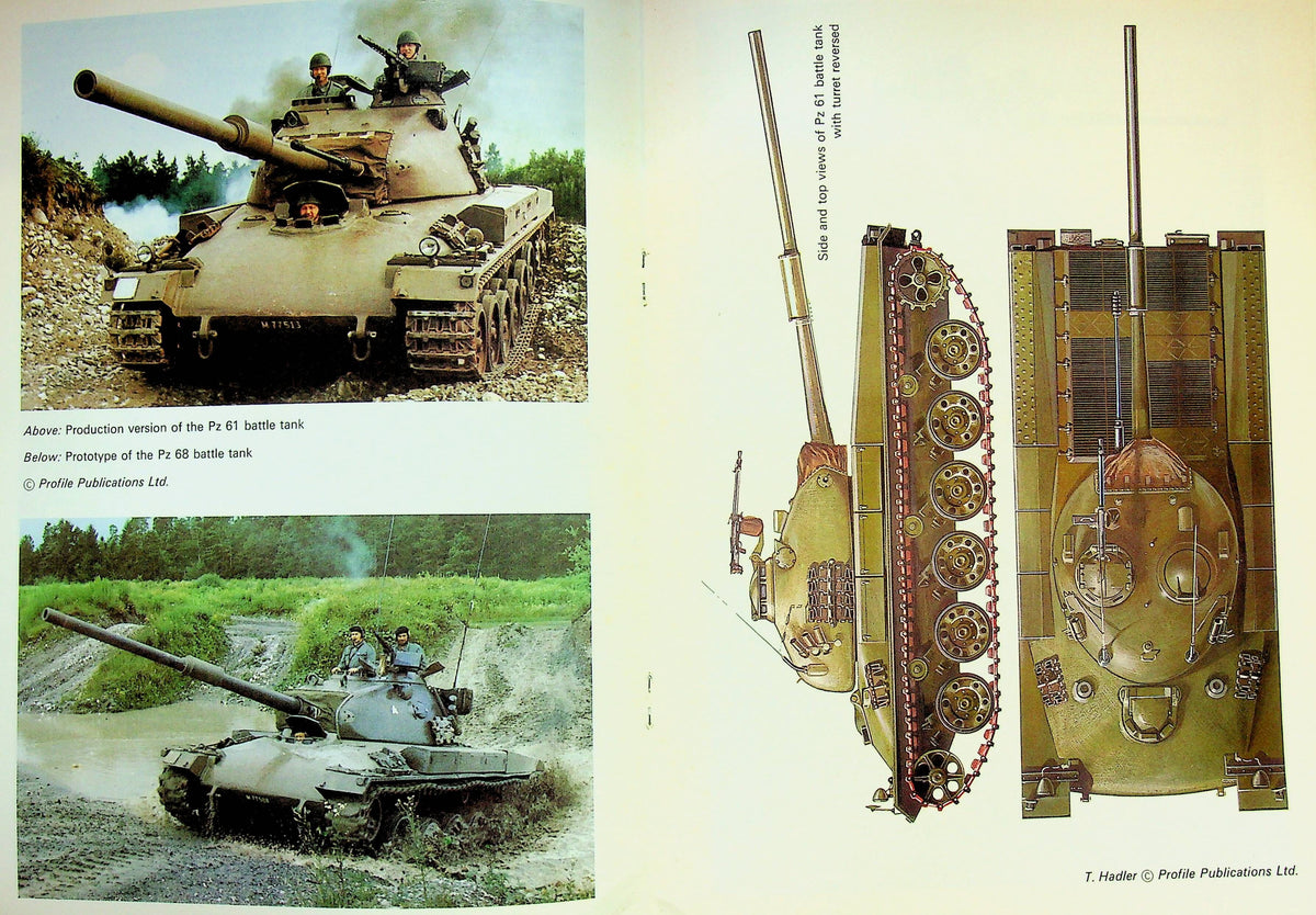 AFV Weapons #50, Swiss Battle Tanks: 1972 Profile Publications