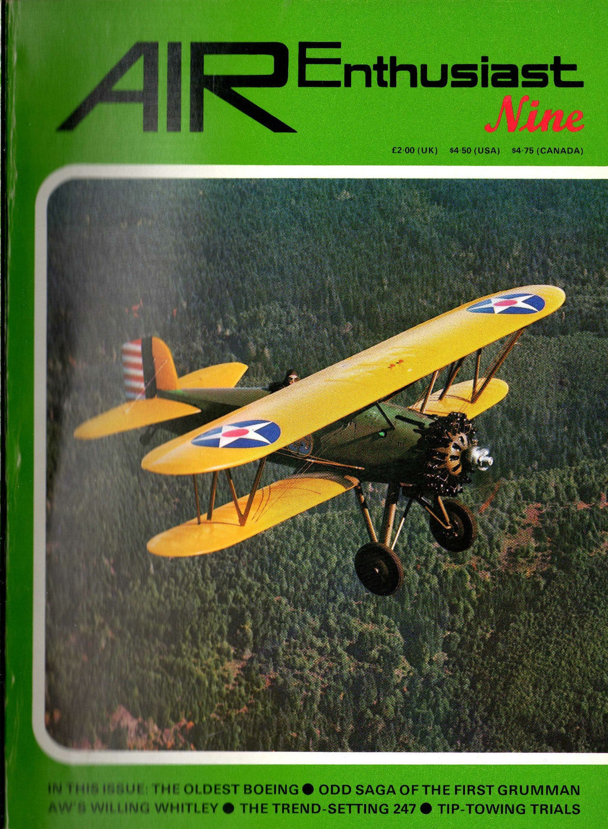 AIR ENTHUSIAST #009 DOWNLOAD: BOEING 100/ 1st GRUMMAN/ WHITLEY/ SOVIET RAMJETS/ BOEING 247