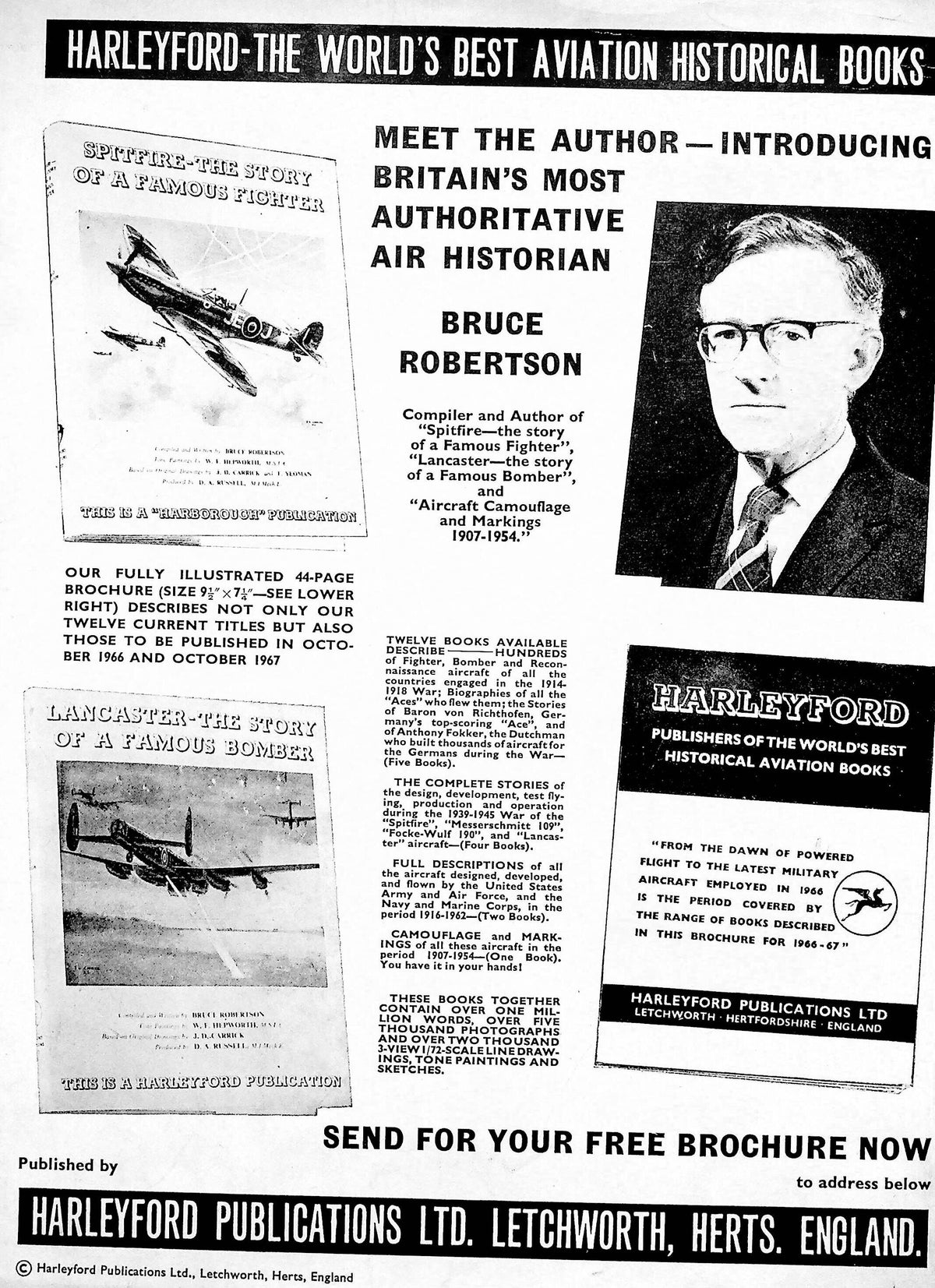 Aircraft Camouflage and Markings 1907-1954: 1966 6th Edition Hardback + DJ