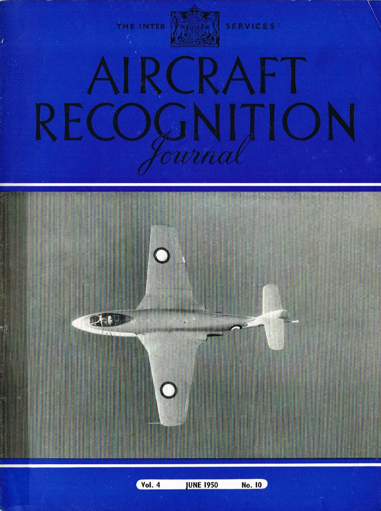 Aircraft Recognition Journal June 1950, Vol.4 #10