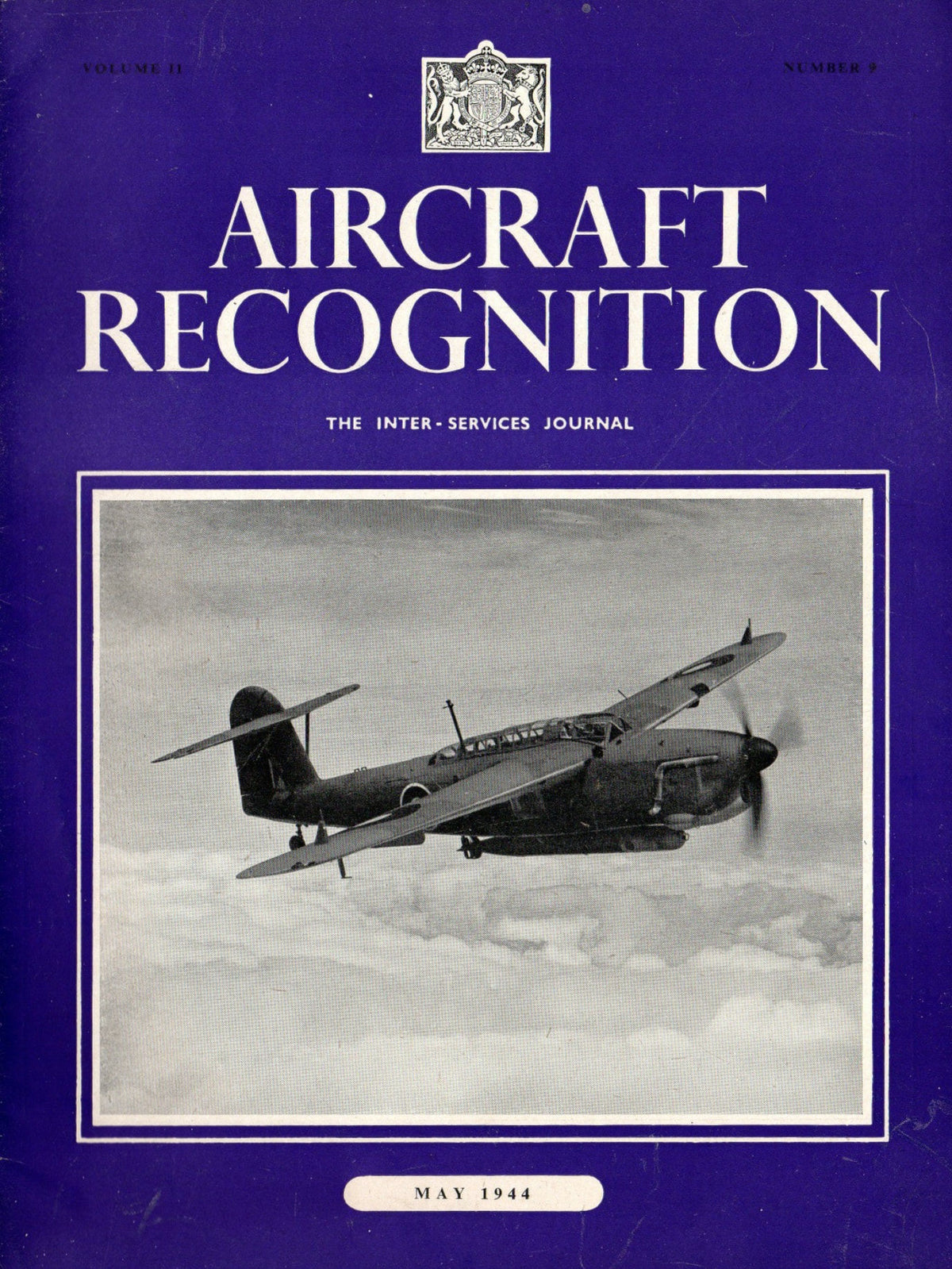 AIRCRAFT RECOGNITION JOURNAL MAY 1944: TORPEDO BOMBERS/ P-51 MUSTANG/