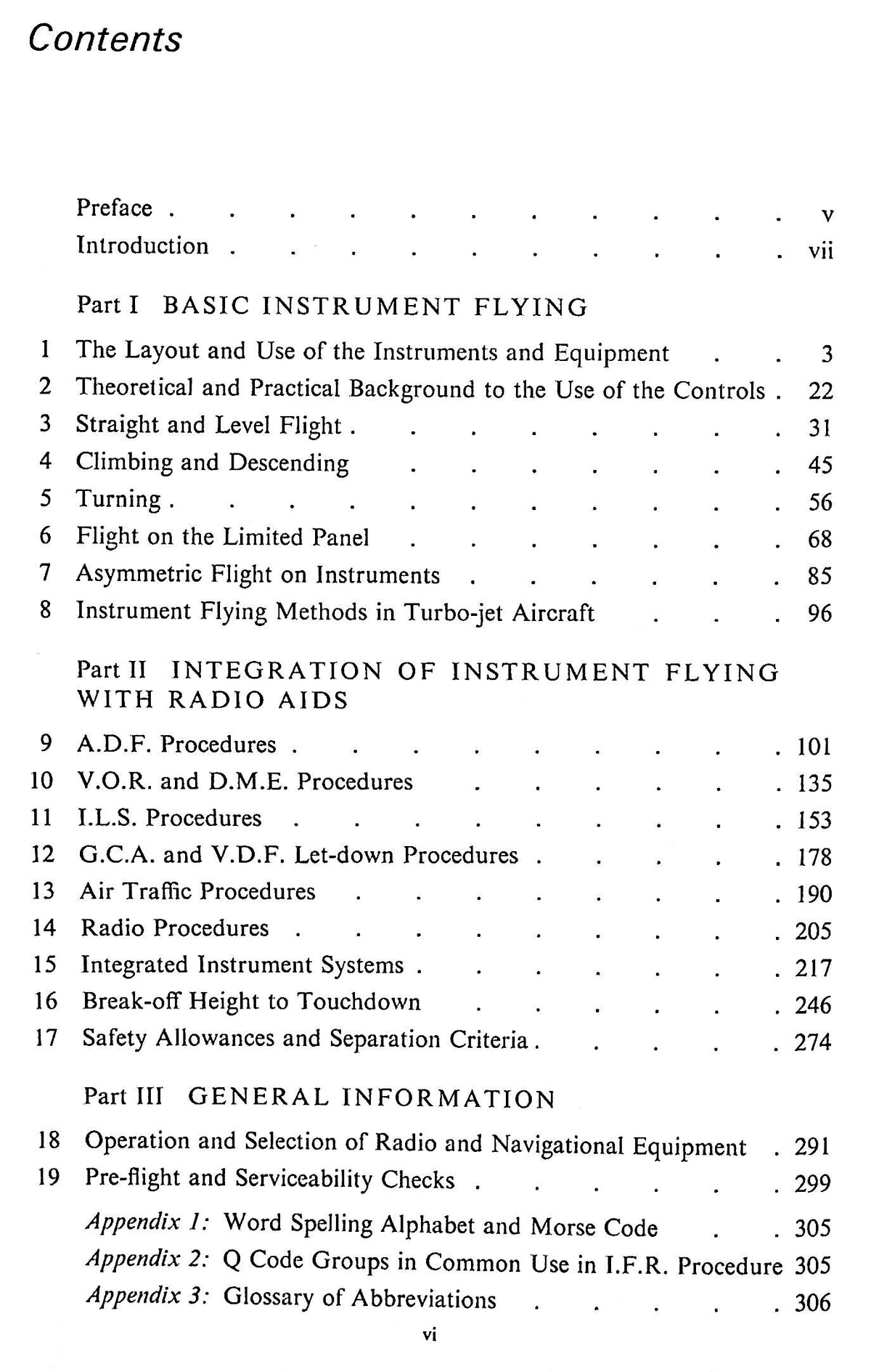 Airline Instrument Flying by GDP Worthington: 1968 1st Edition Text Book