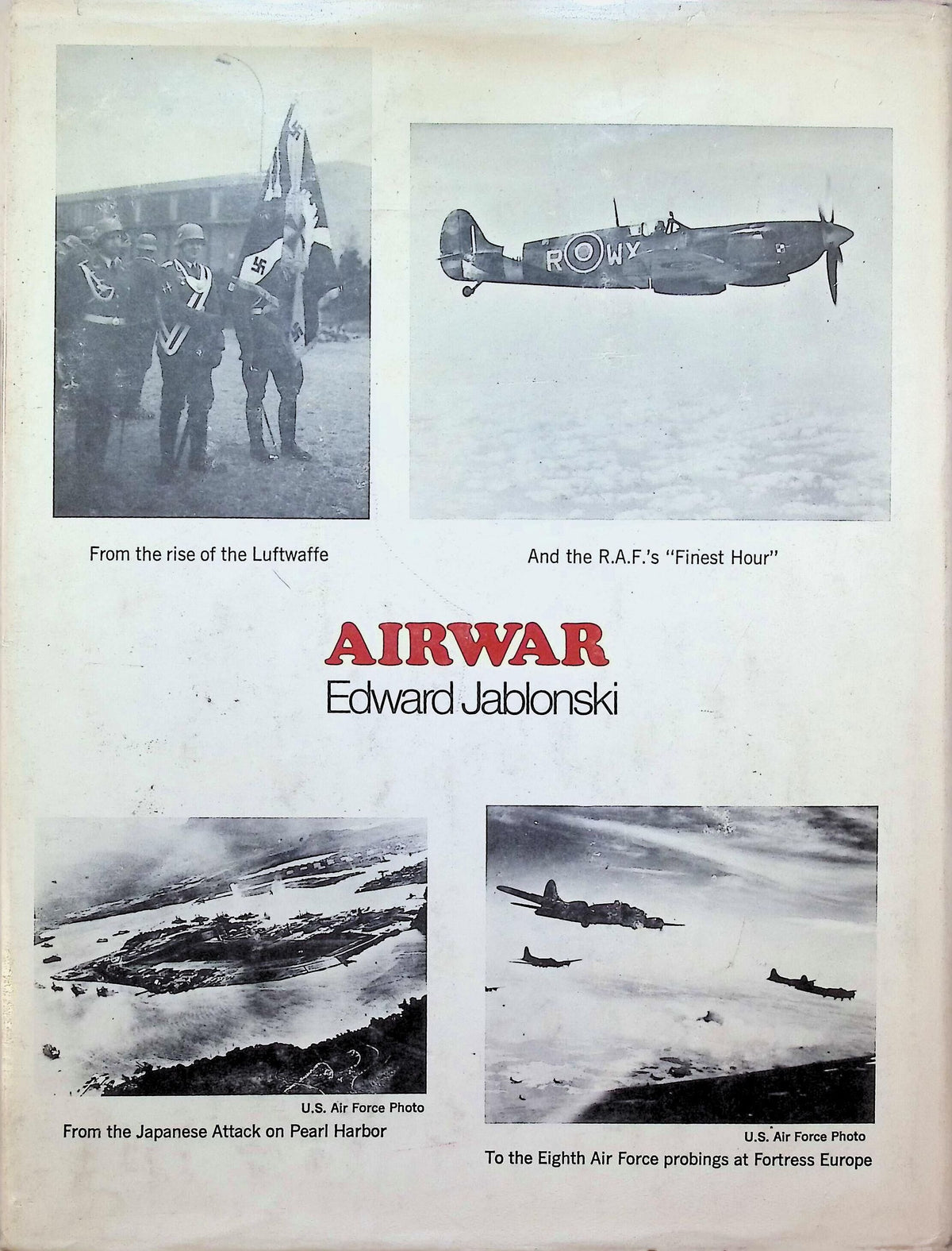 Airwar by Edward Jablonski: 1971 First Edition Hardback