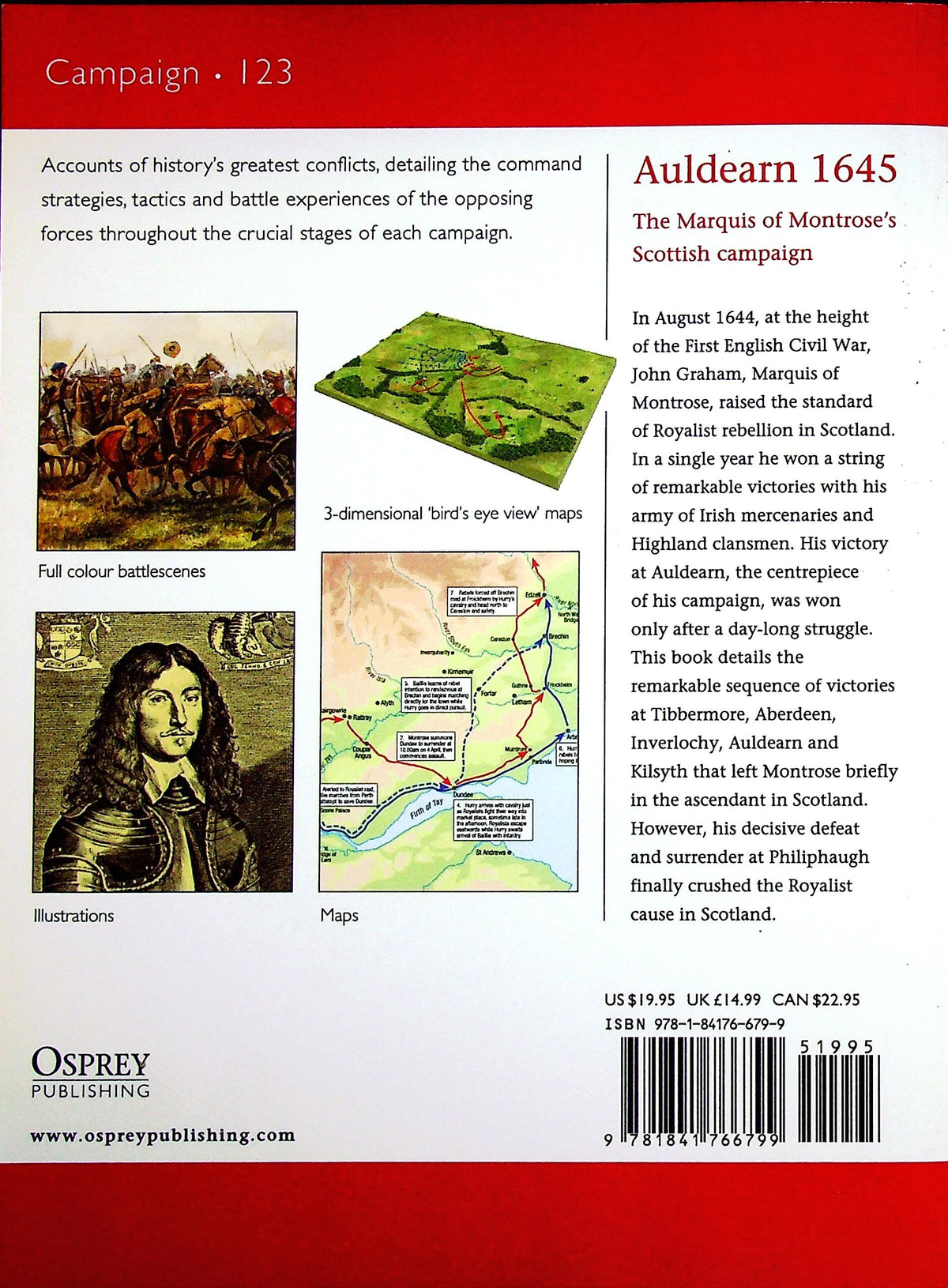 Auldearn 1645, Montrose's Scottish campaign by Stuart Reid: Osprey Campaign Series