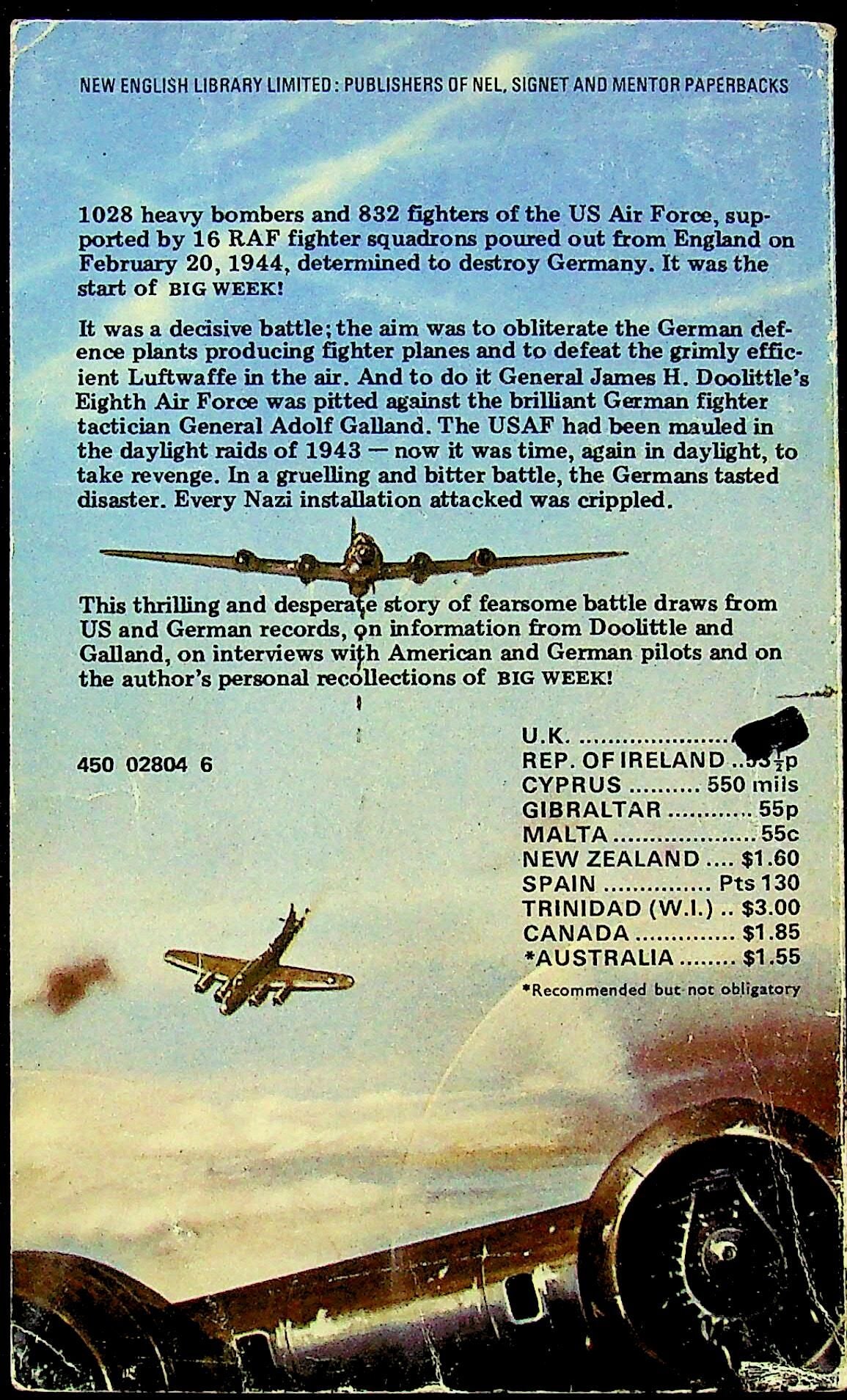 Big Week by Glenn Ifield: 1st NEL UK 1976 Paperback Edition