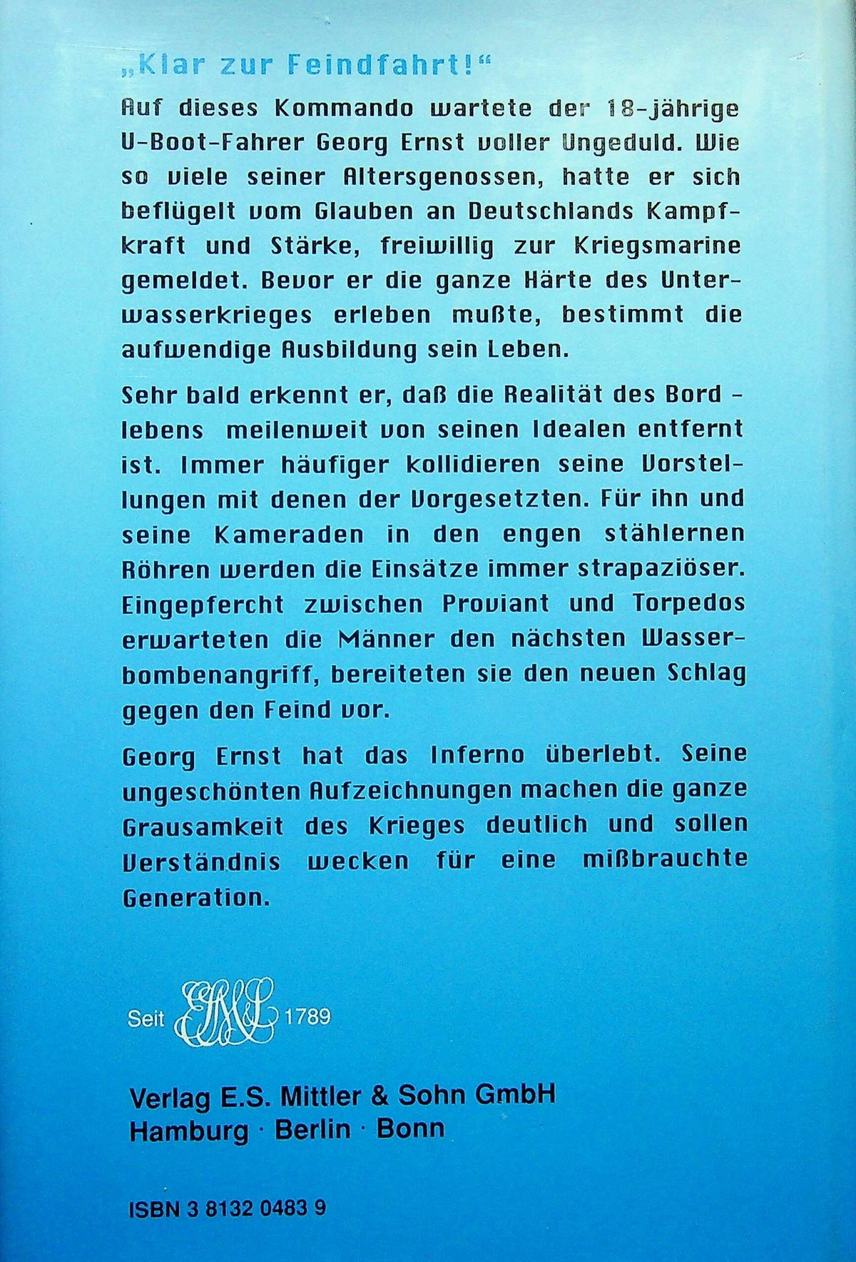 Bis Zur Letzten Stunde: Illusion und Wirklichkeit by Georg Ernst: NEW 1995 First Ed HB
