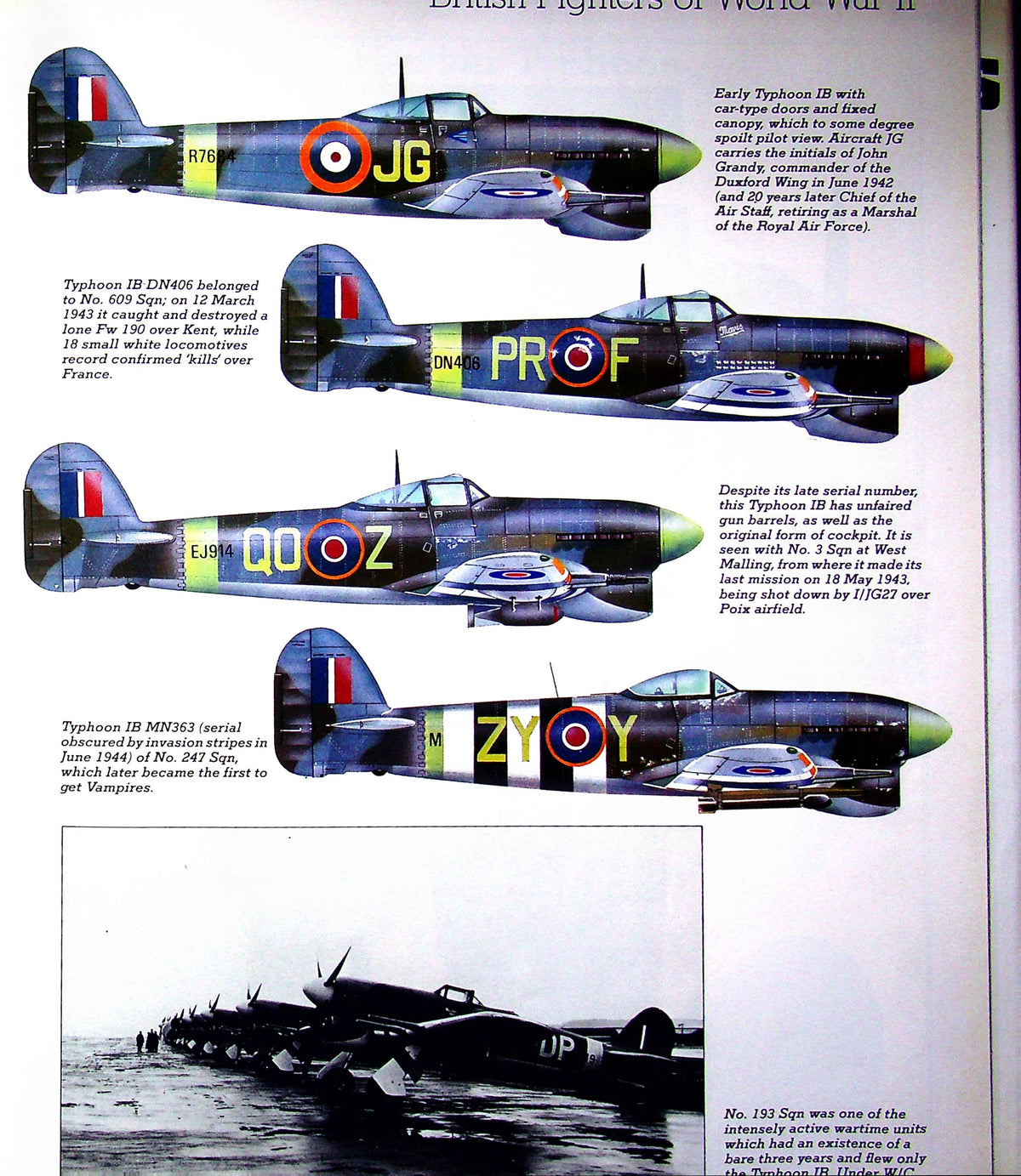 British Fighters of World War 2: Bill Gunston 1982 First Edition Hardback Very Good