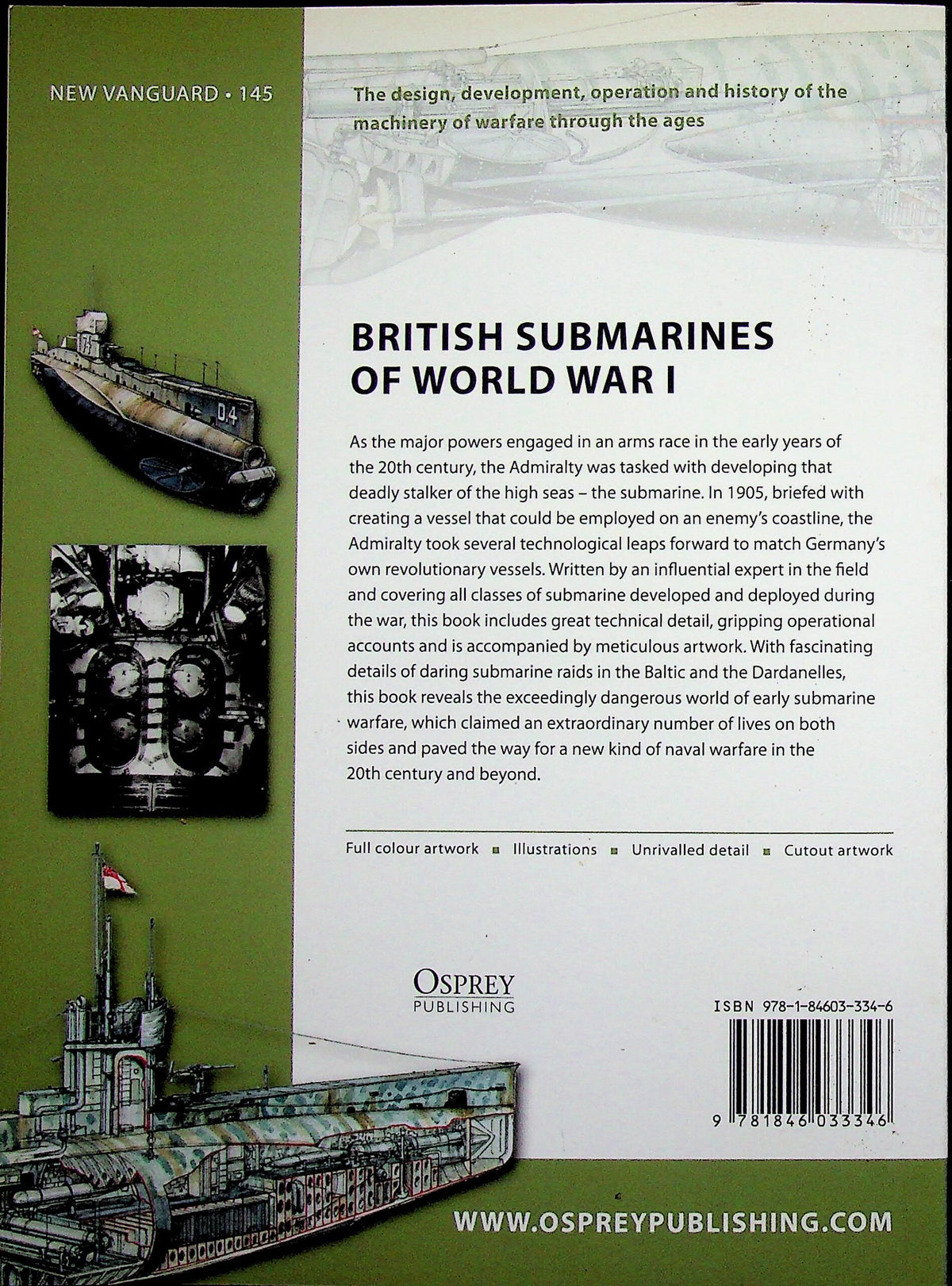 British Submarines of World War I by Innes McCartney : NEW Osprey New Vanguard