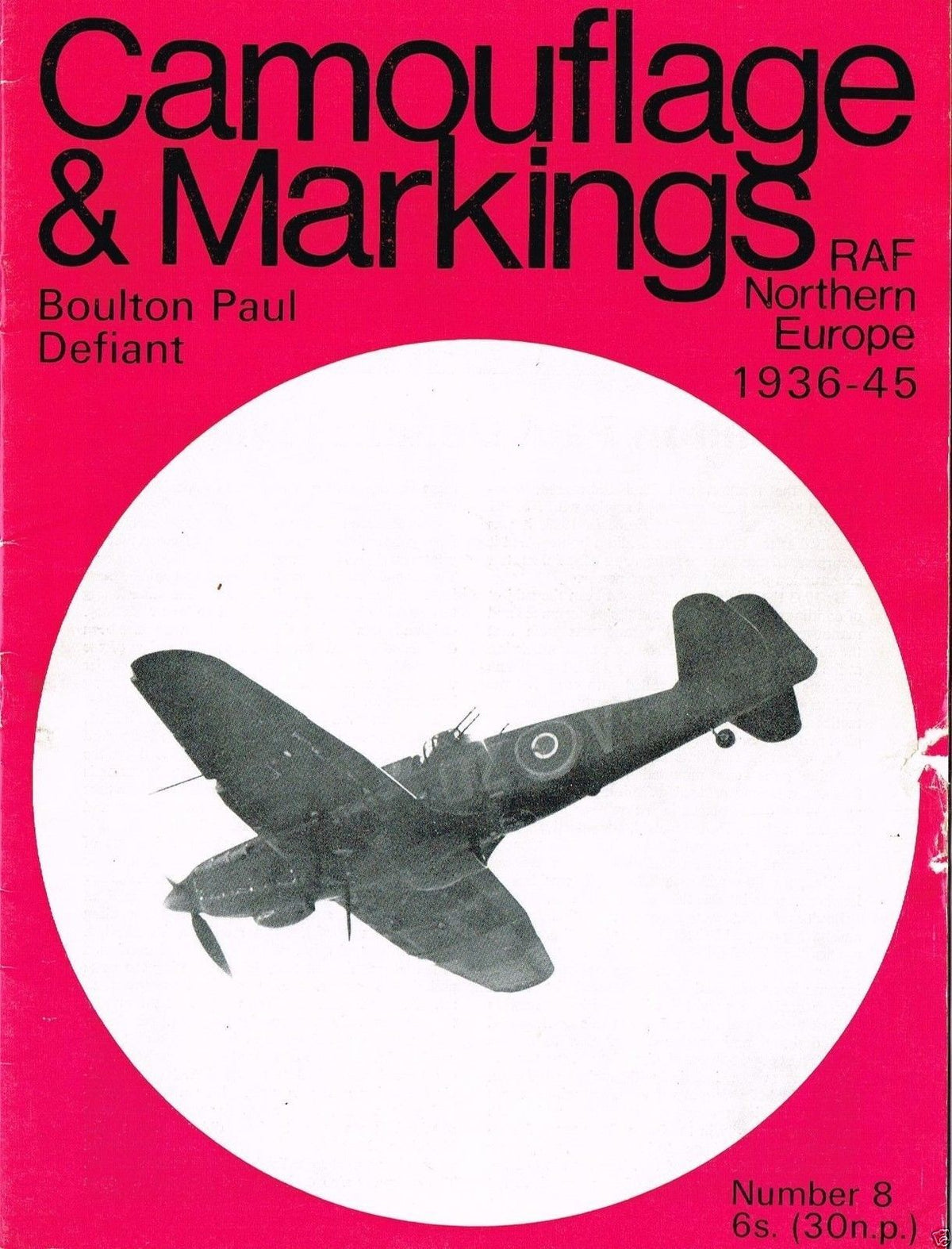 CAMOUFLAGE & MARKINGS RAF WORLD WAR II: No.8 BOULTON PAUL DEFIANT/ DOWNLOAD