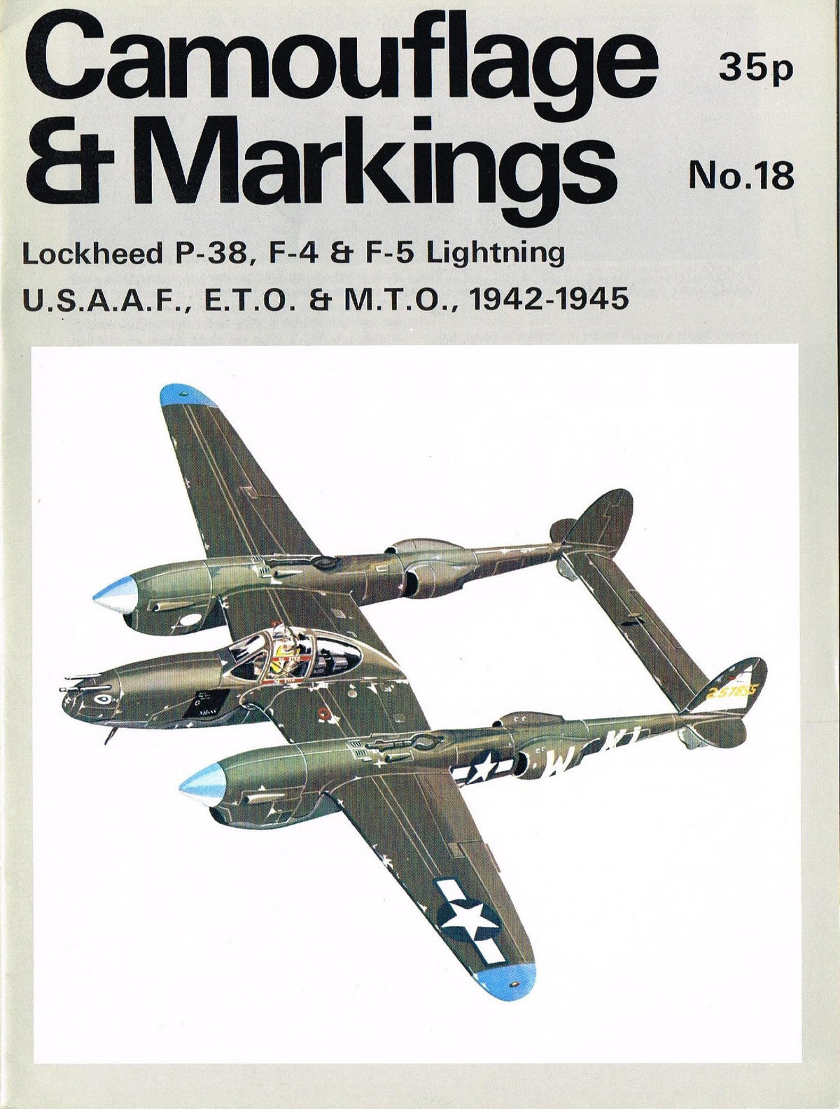 CAMOUFLAGE & MARKINGS WWII: No.18 LOCKHEED P-38, F-4 & F-5 LIGHTNING ADDED VALUE PACK