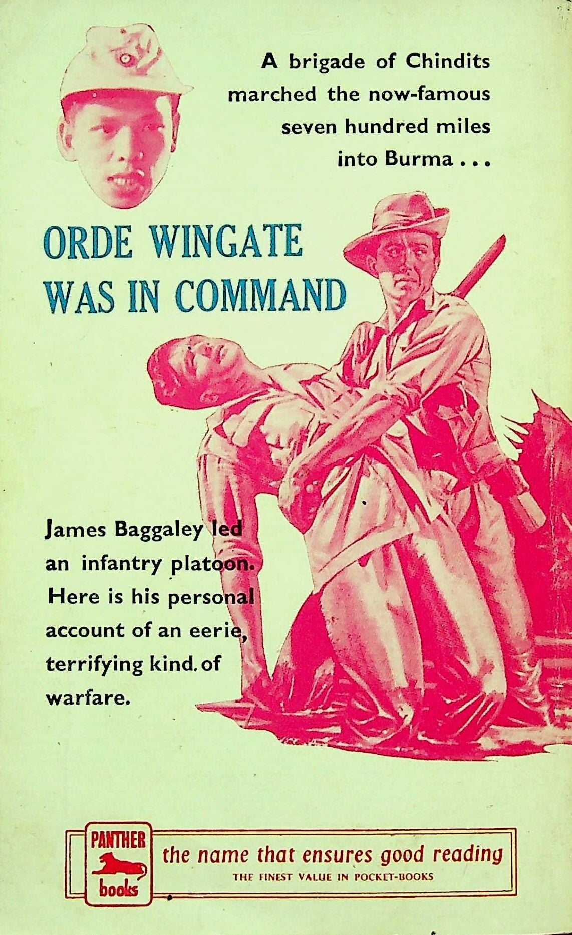 Chindit Story by James Baggaley: 1958 Panther Paperback in Excellent Condition