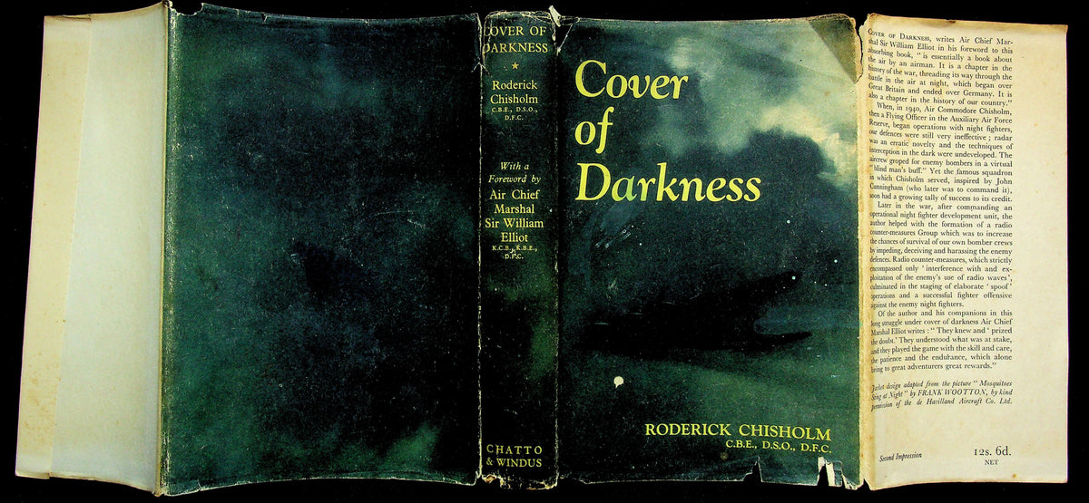 Cover of Darkness by Roderick Chisholm: 1953 1st Ed.2nd Imp. Hardback w.DJ