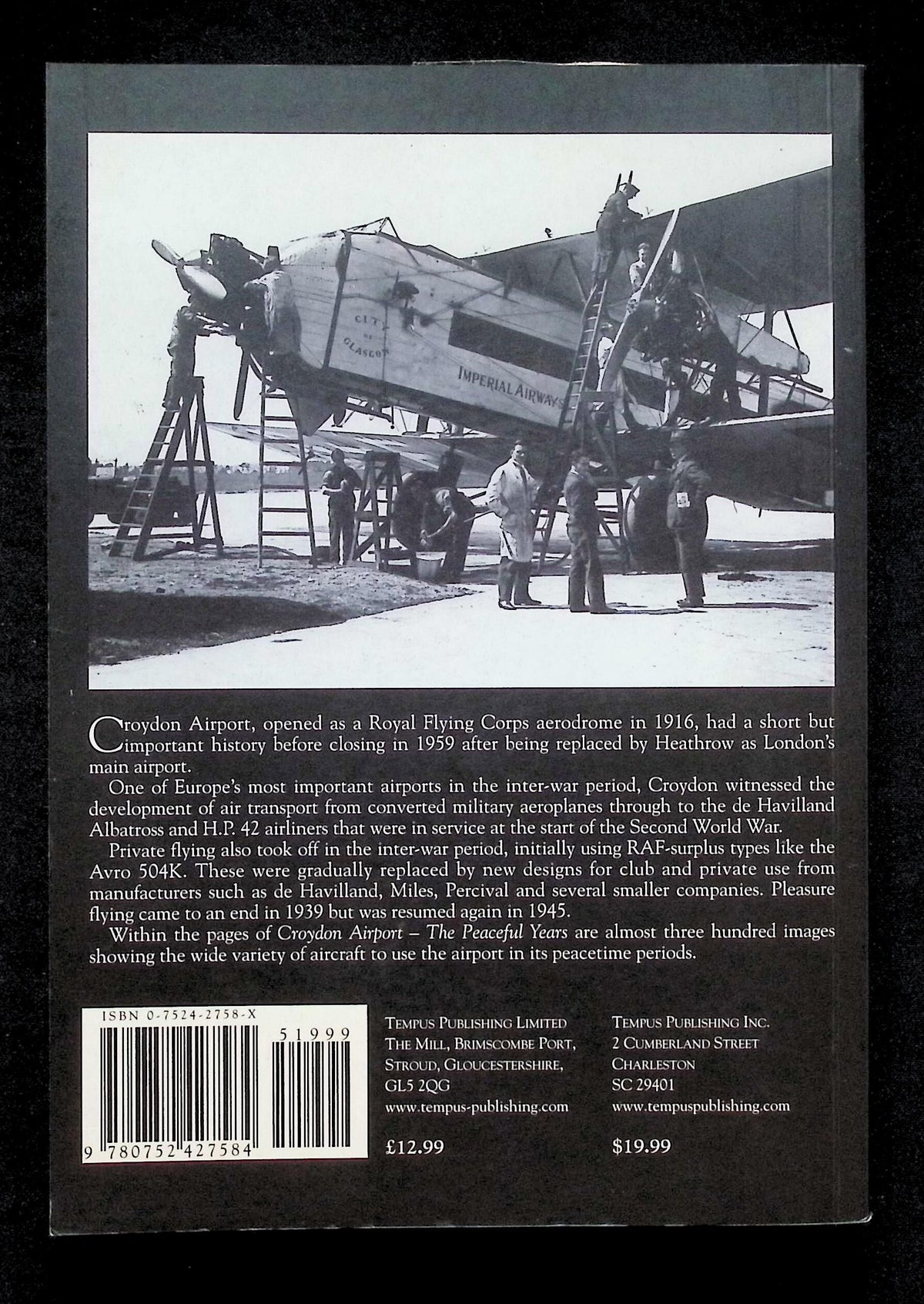 Croydon Airport by Mike Hooks: NEW 2002 First Edition Softcover Trade Paperback