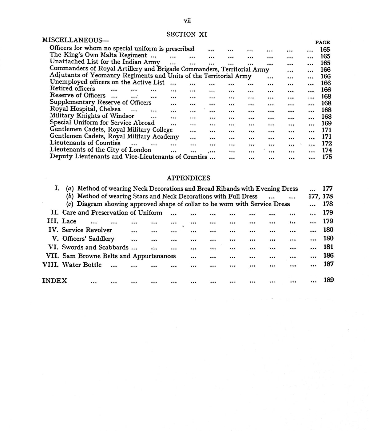 Dress Regulations for The Army 1934: 1986 Hardback