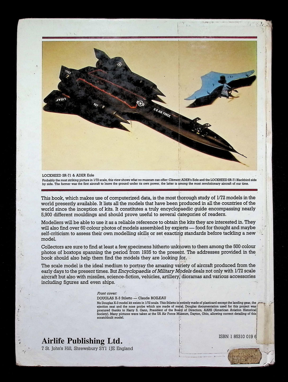 Encyclopedia of Military Models 1/72 by Boileau, Khuong & Young: 1988 UK First Ed HB