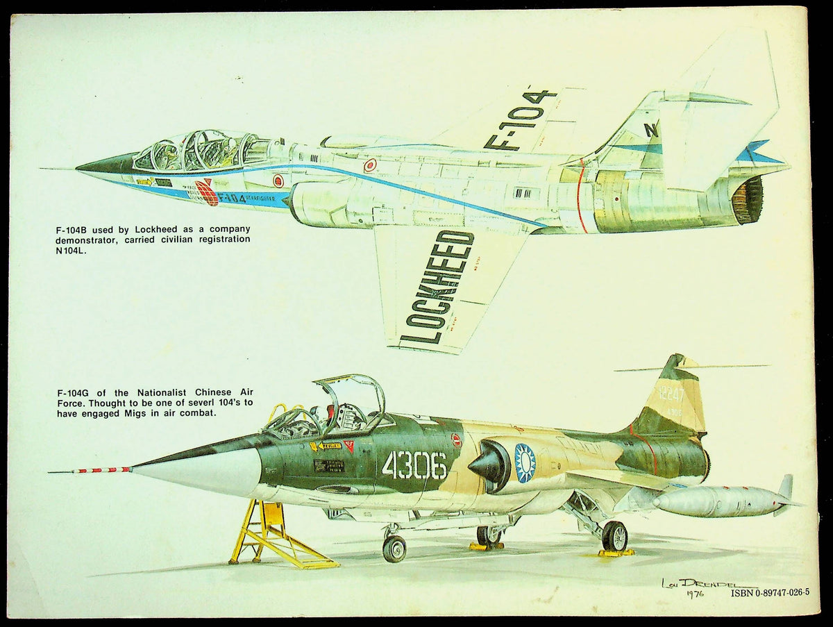 F-104 Starfighter in Action by Lou Drendel: 1976 1st Edition Softcover