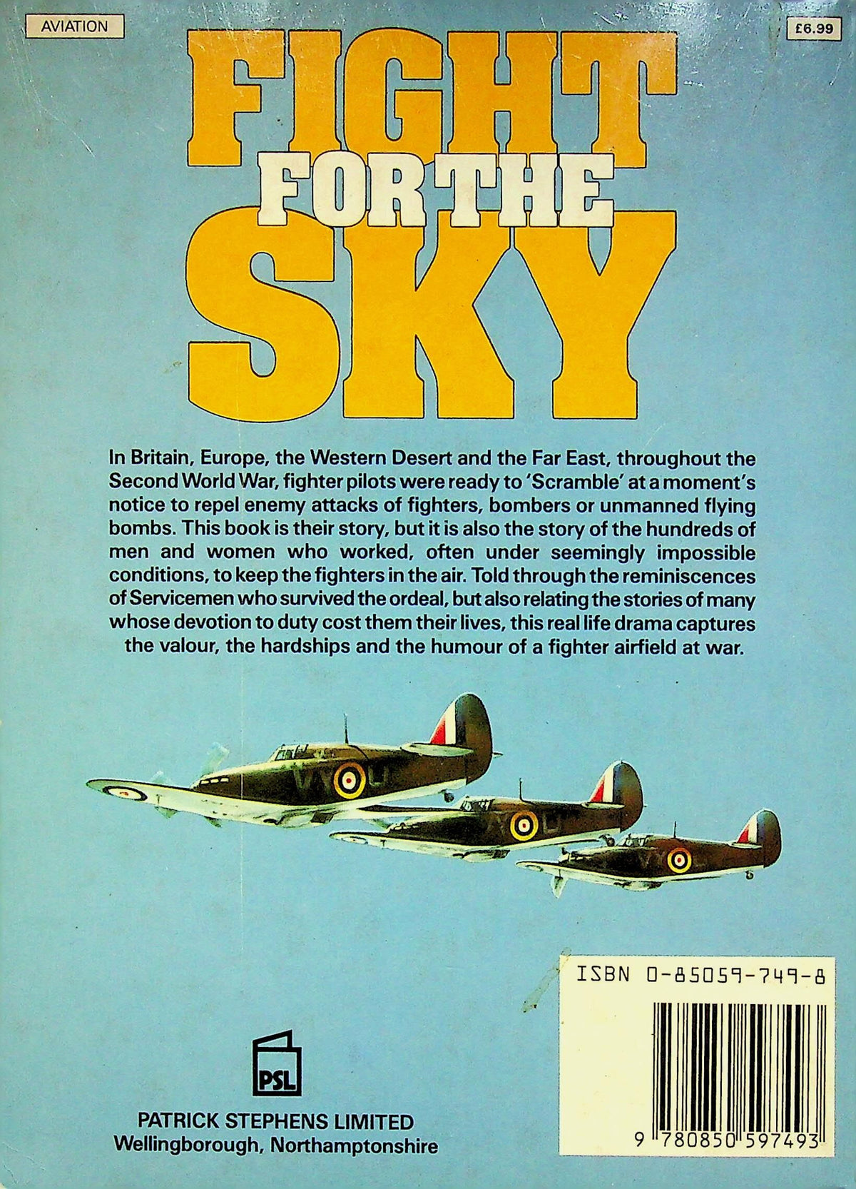 Fight For The Skies: Bruce Halpenny 1986 1st edition paperback