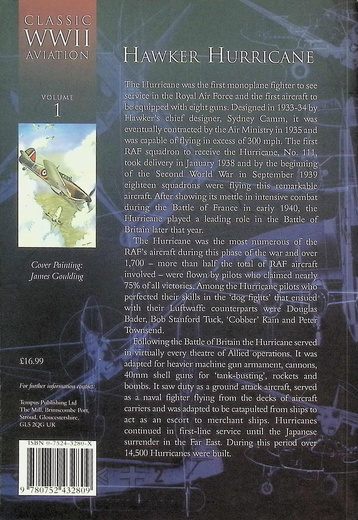 Hawker Hurricane by Edward Shacklady: NEW 2000 1st edition Softback Trade Paperback