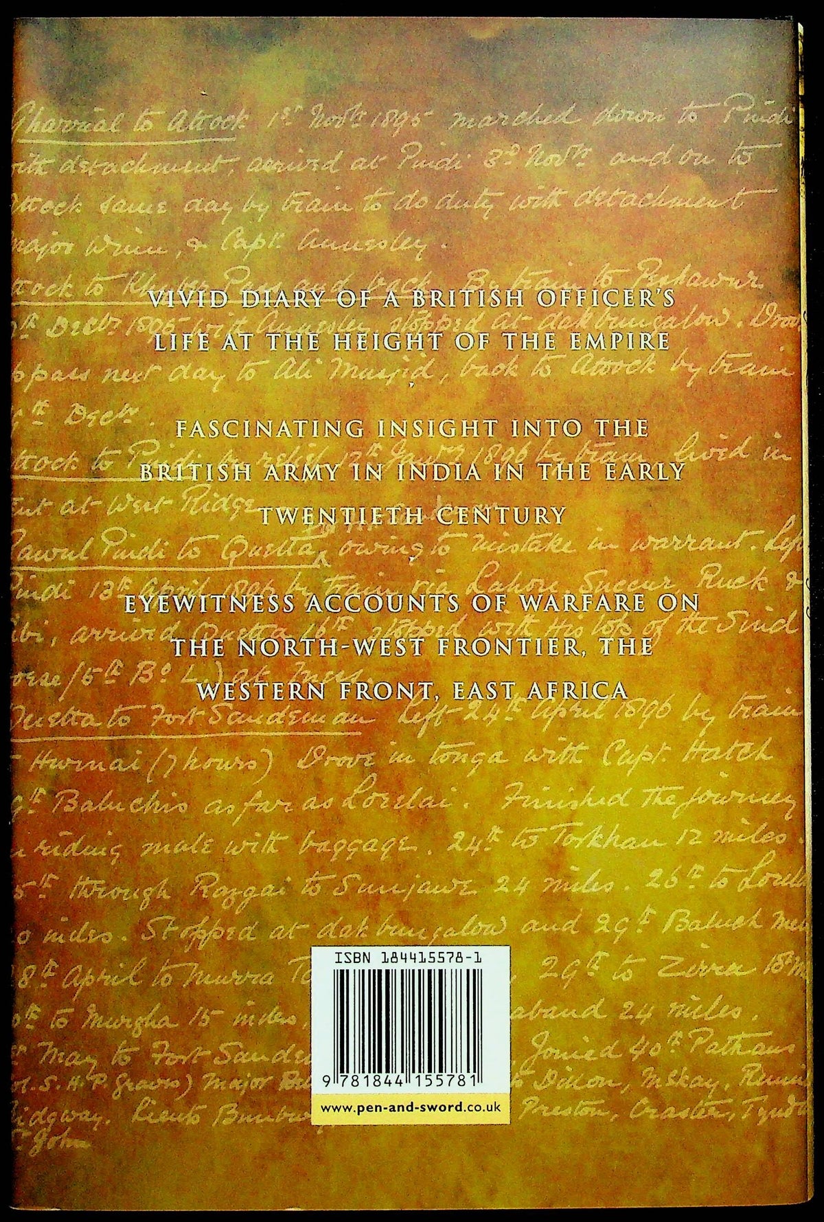 High Noon of Empire, Diary of Lt-Col.Henry Tyndall: NEW 2007 1st Edition Hardback