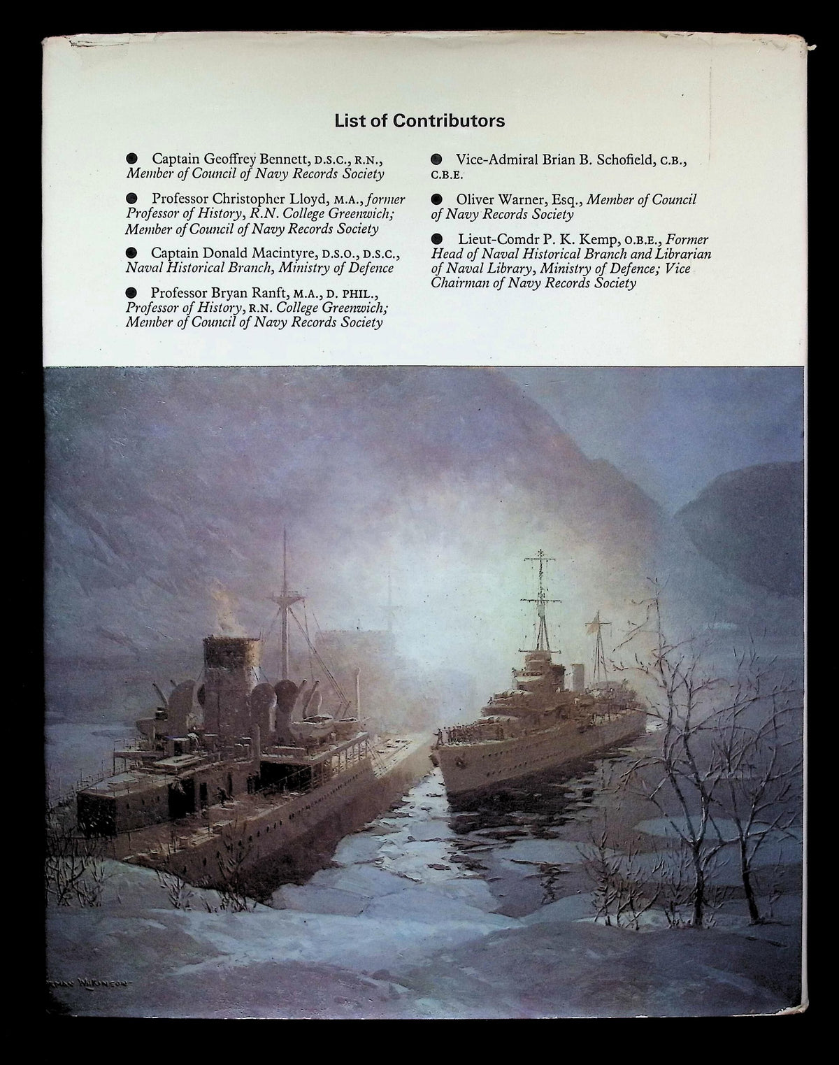 History of The Royal Navy by Peter Kemp: 1969 First Edition Hardback