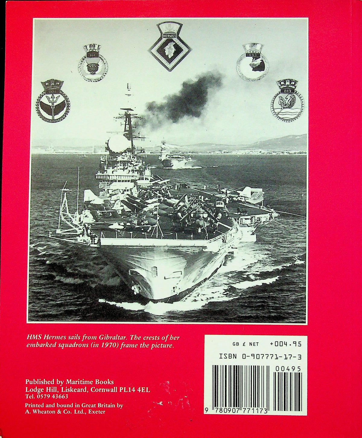 HMS Hermes 1959-1984 by Tony Dyson 1984 1st edition large format softcover