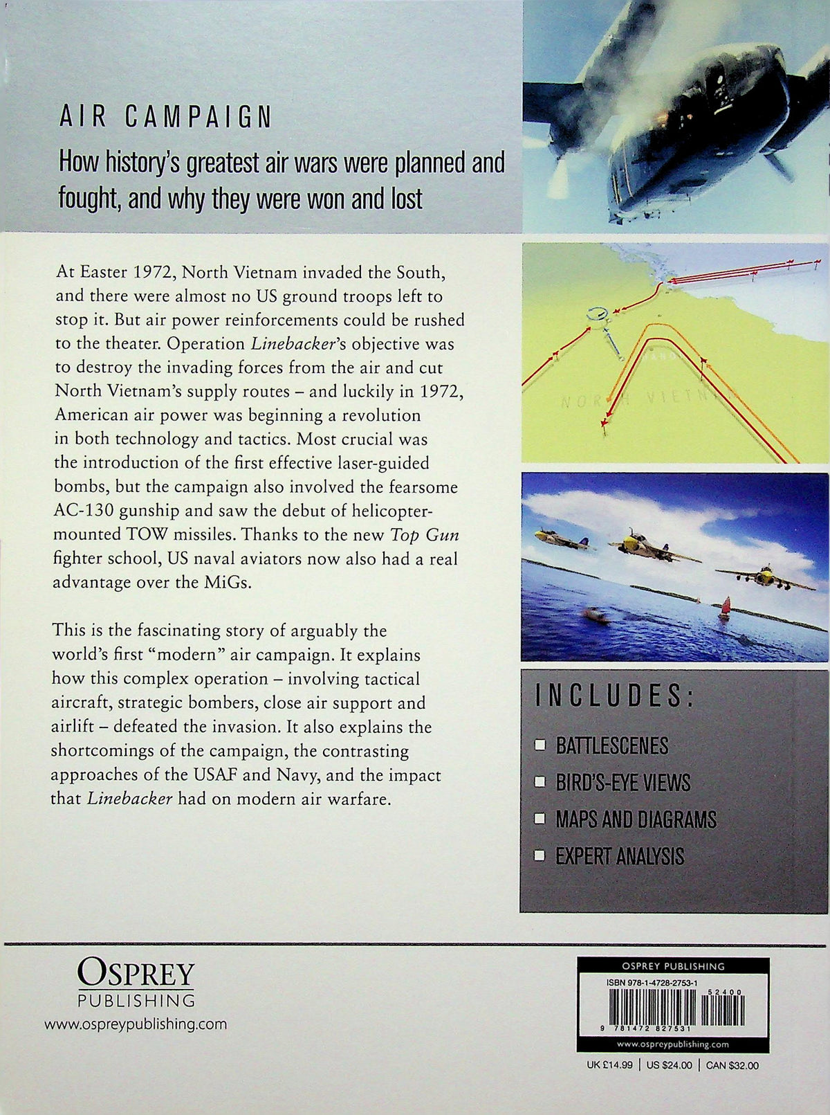 Operation Linebacker I 1972, the First Hi-Tech War by M.L.Michel III: NEW Osprey Air Campaign Series (Copy)