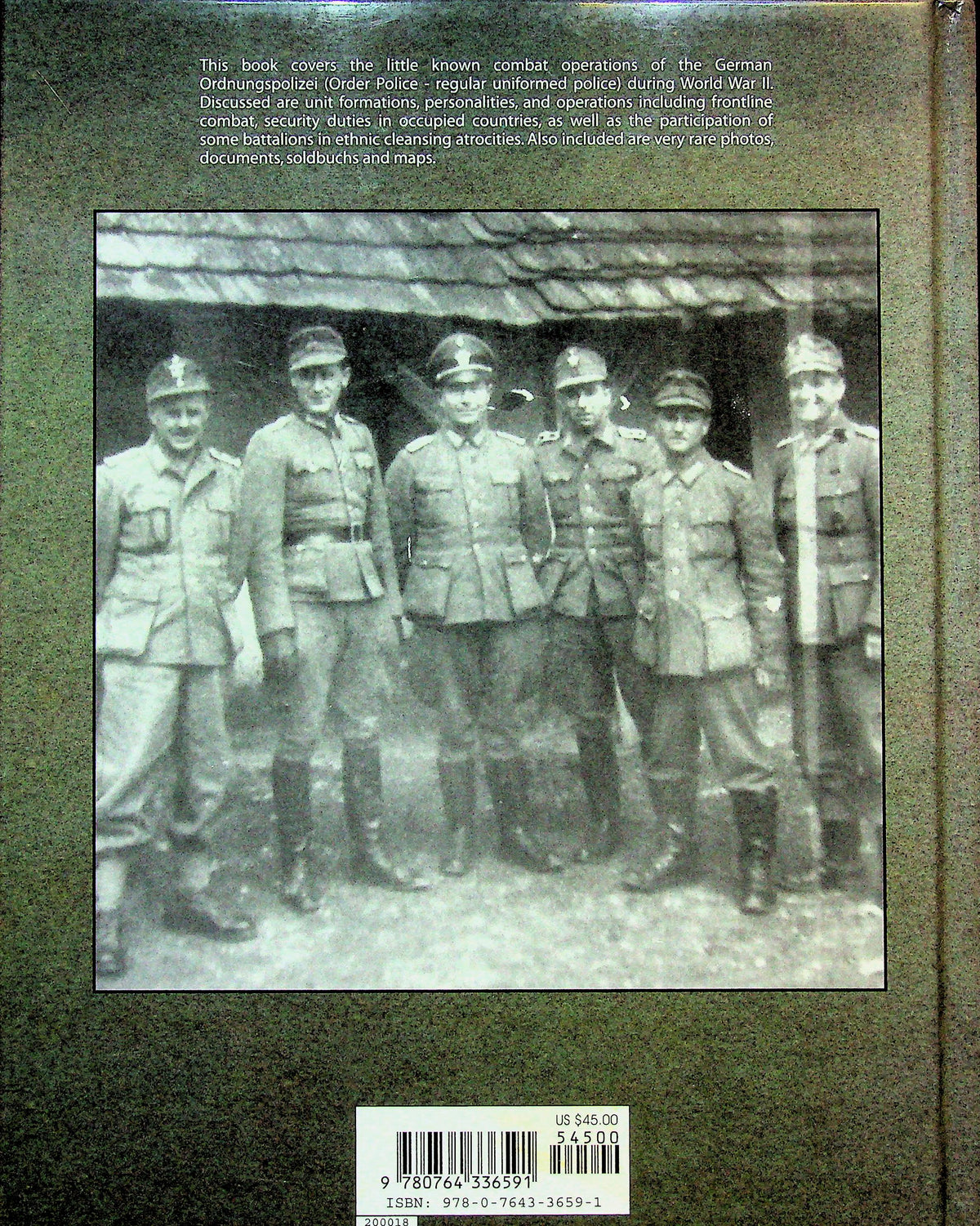 Combat Operations of the German Ordnungspolizei 1939-1945 by Rolf Michaelis: NEW 2010 1st Eng.Language Edition Hardback