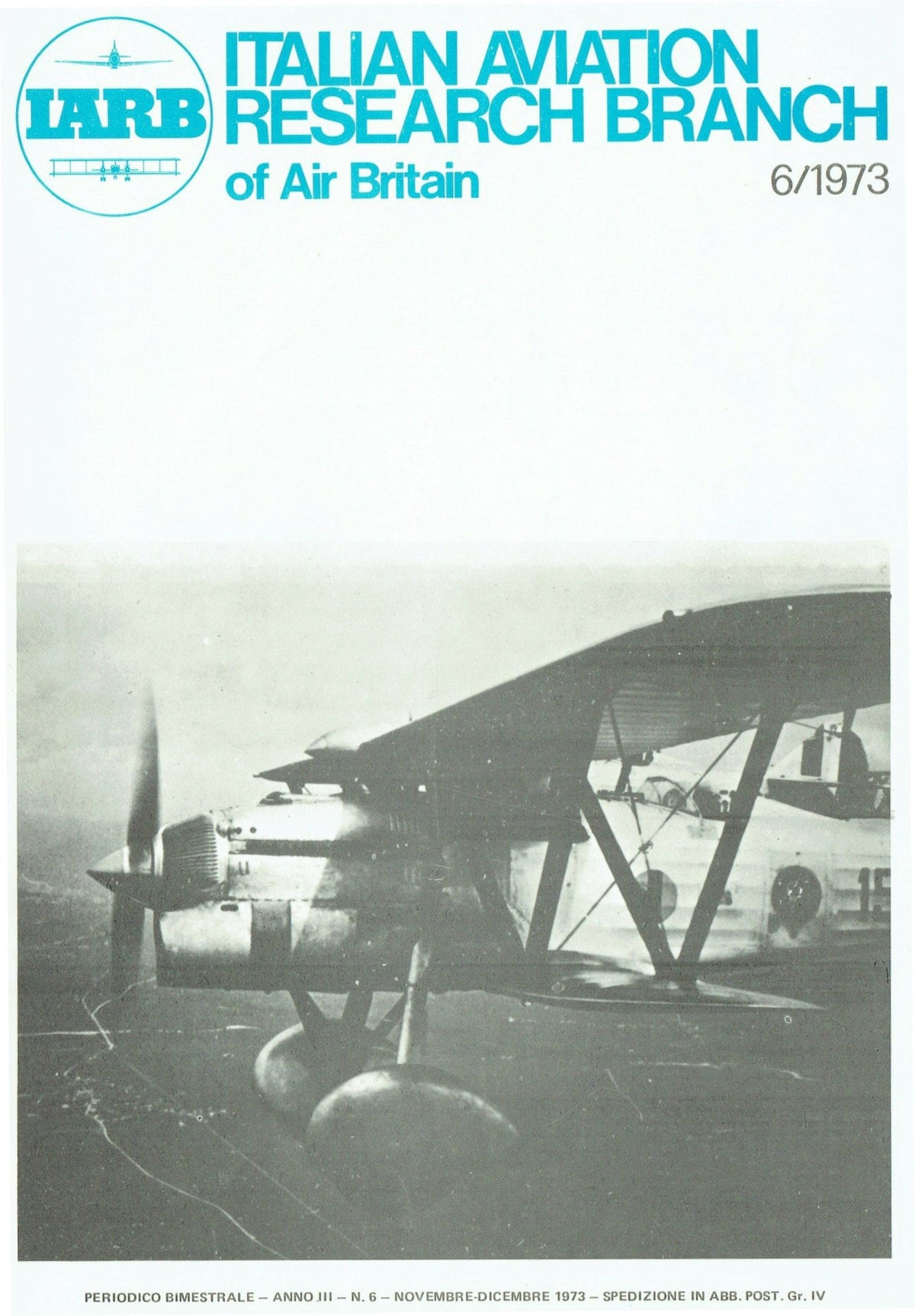 ITALIAN AVIATION RESEARCH 06/73: Italian Air Force in Iraq May 1941/ Experimental Aircraft