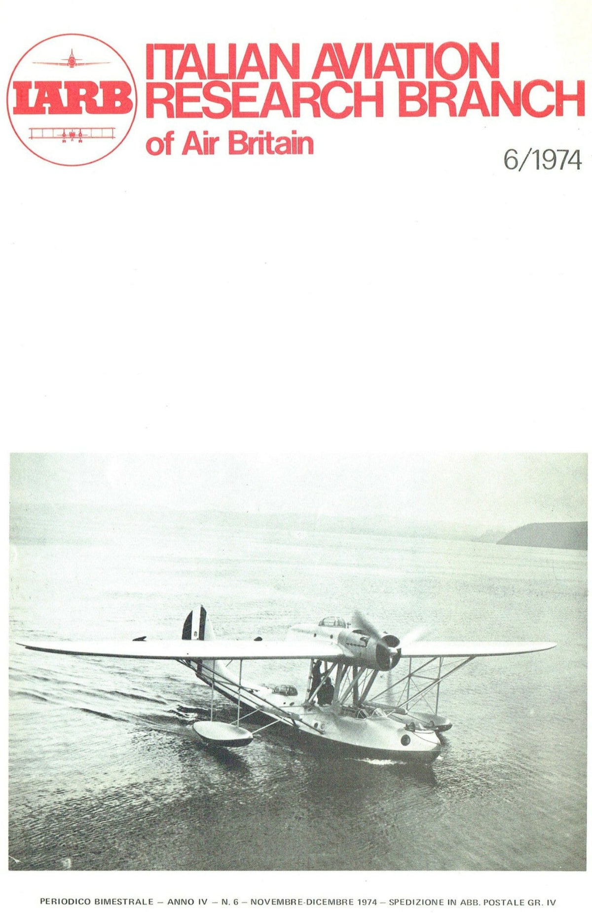 ITALIAN AVIATION RESEARCH BRITAIN 06/74: Regia Aeronautica Experimental Aircraft since 192
