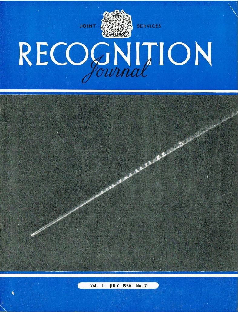 JOINT SERVICES RECOGNITION JOURNAL JULY 1956 Vol.22 #7: Tu-104 CAMEL/ SEAMEW/ DASSAULT LIN