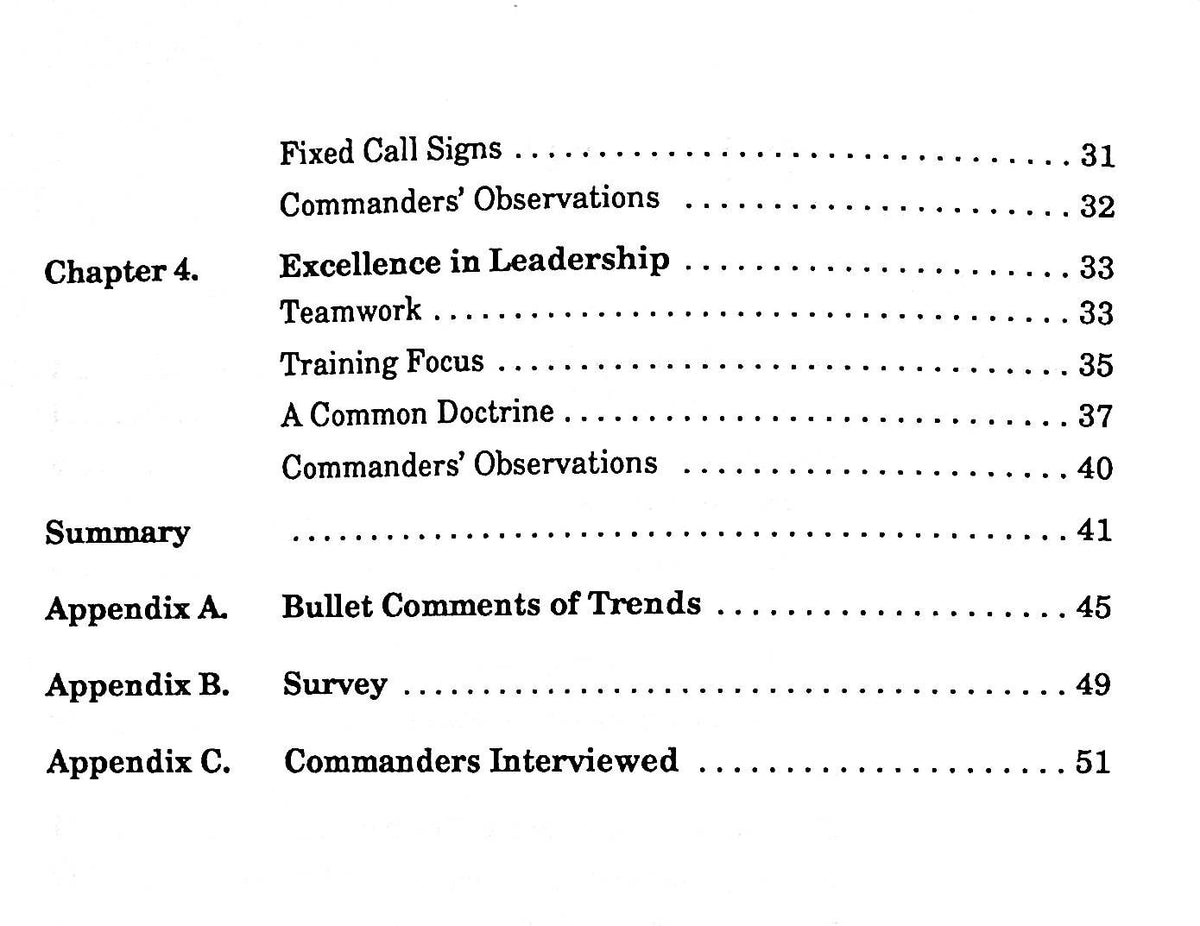 Leadership & Command on the Battlefield: Ops Just Cause & Desert Storm/ 1992 US Manual
