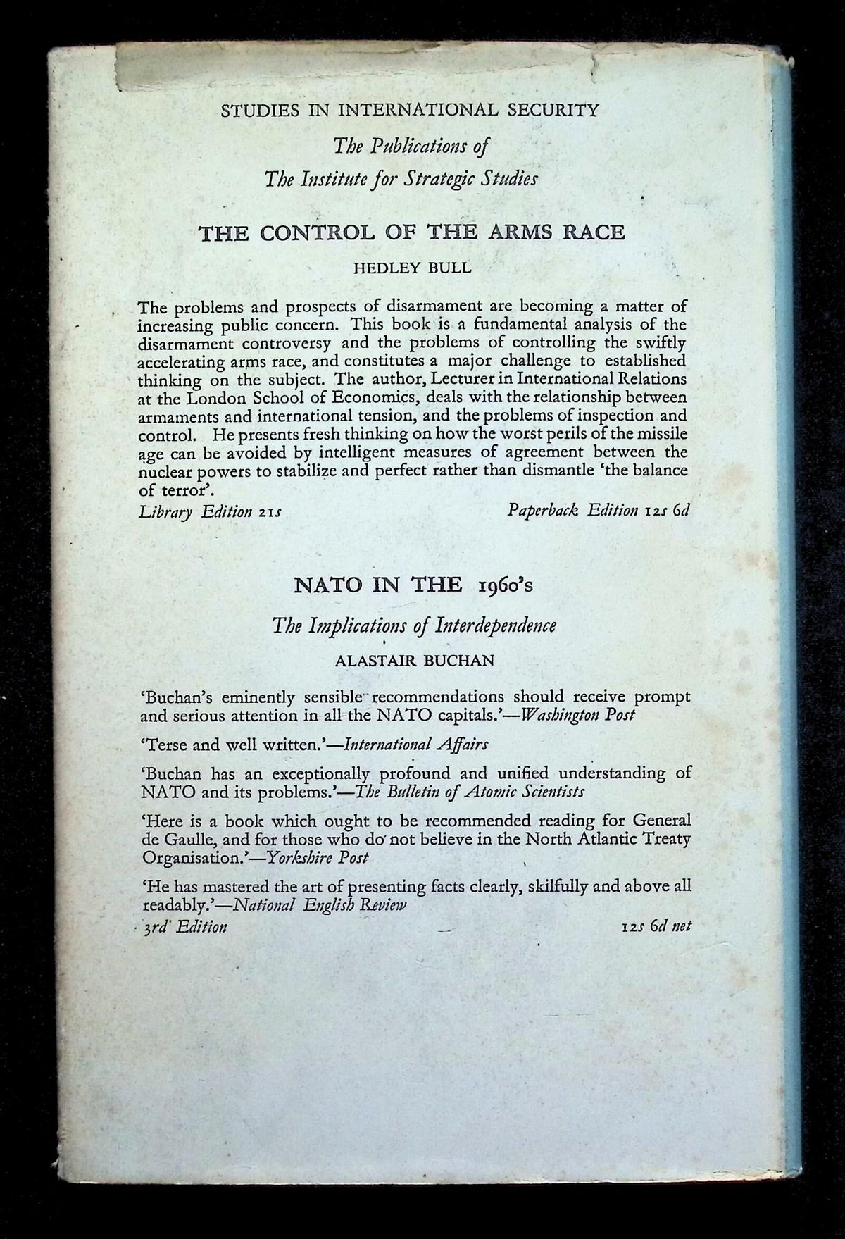 Men in Uniform by MRD Foot: 1961 First Edition Hardback