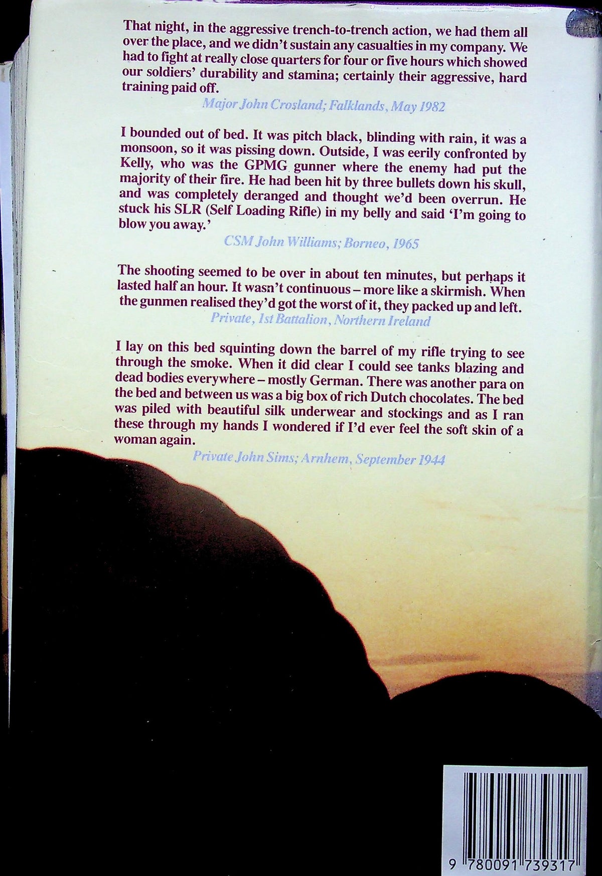 Men of The Red Beret: Max Arthurn 1990 1st edition signed on p. 119 hardback