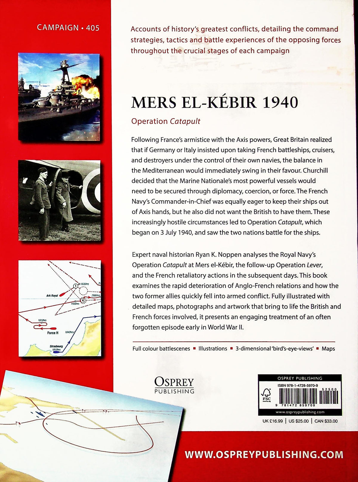 Mers El-Kebir 1940, Operation Catapult by Ryan Noppen: Osprey Campaign Series