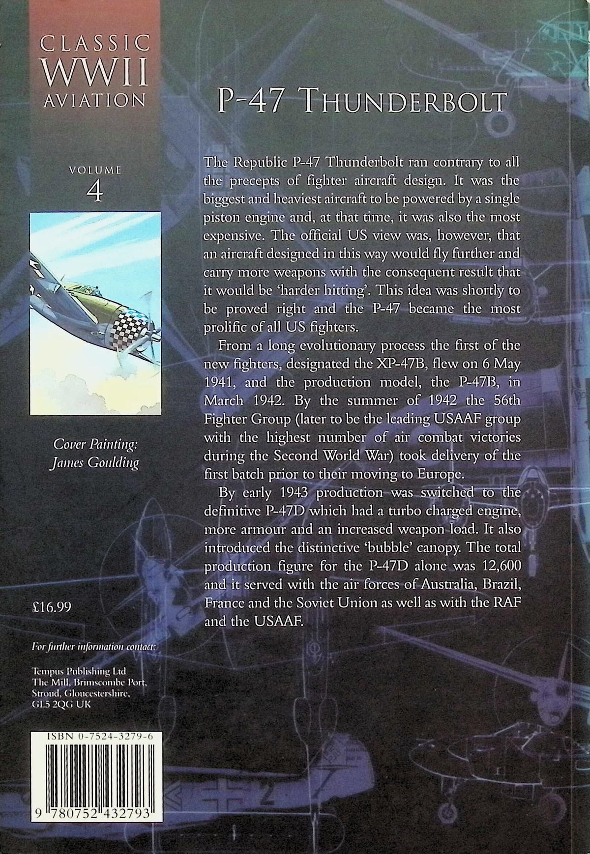 P-47 Thunderbolt: Edward Shacklady NEW 2000 First Edition Softcover Trade Paperback