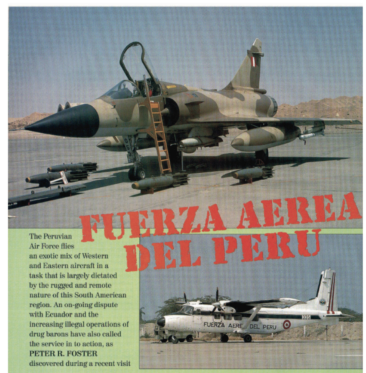 Peru's Air Force: An Examination of its Aircraft & Operations in the 1990s/ Download