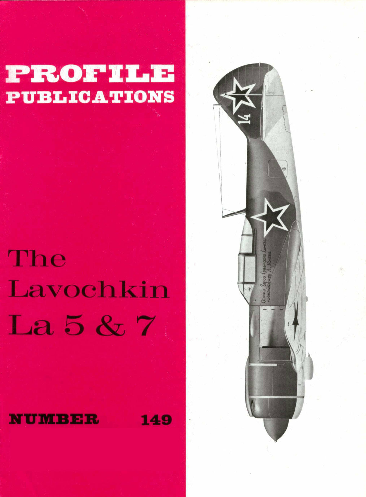 Profile Publications #149: The Lavochkin La 5 & 7 by Witold Liss: 1967 Softback