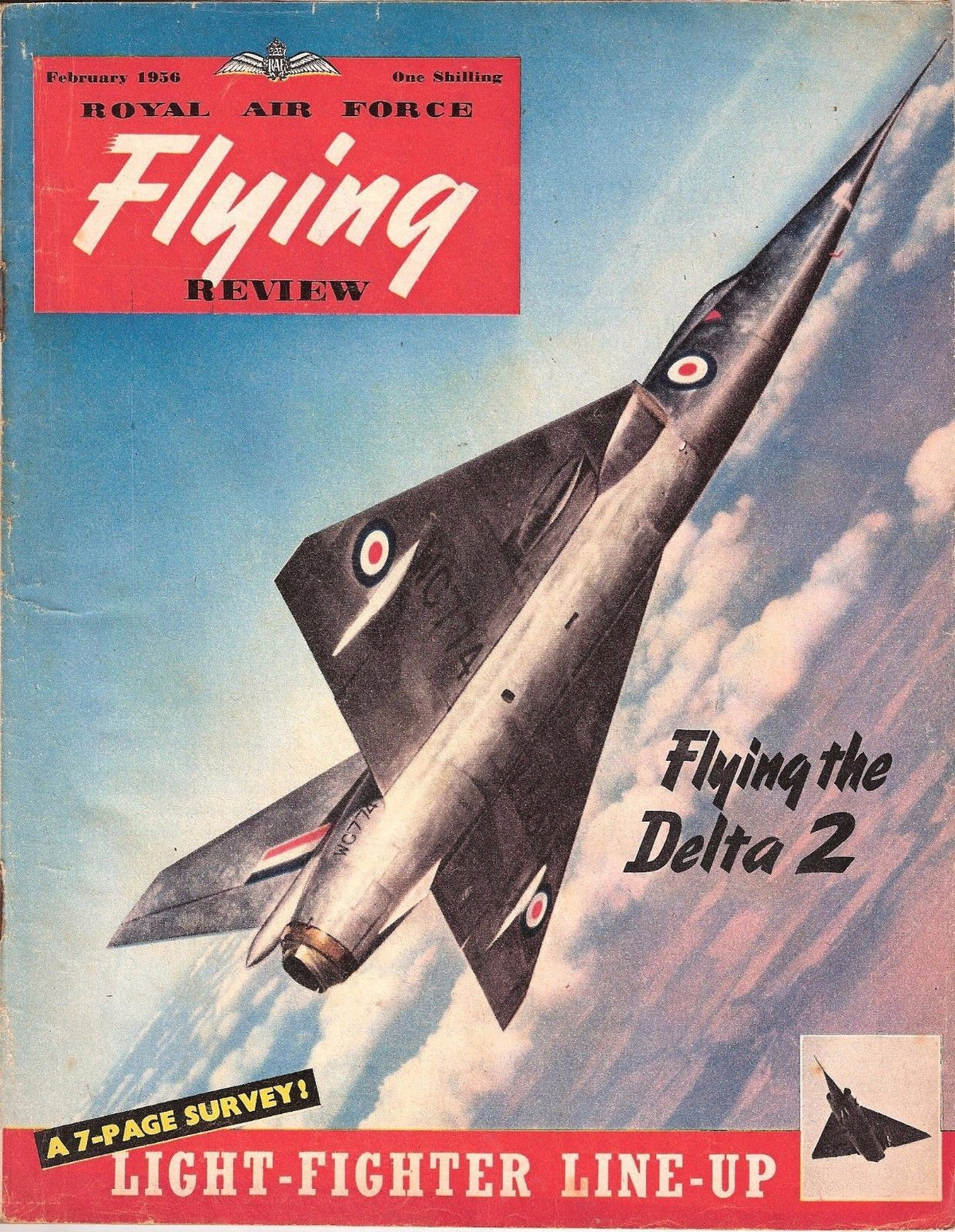 RAF Flying Review Feb 1956: Full Contents Listed Inside