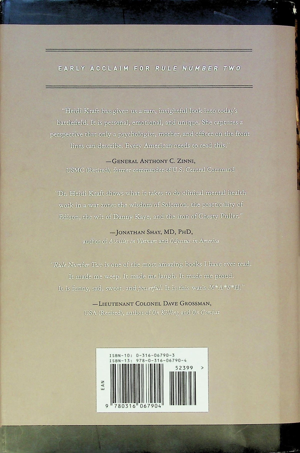 Rule Number Two: Dr Heidi Squier Kraft 2007 1st edition hardback
