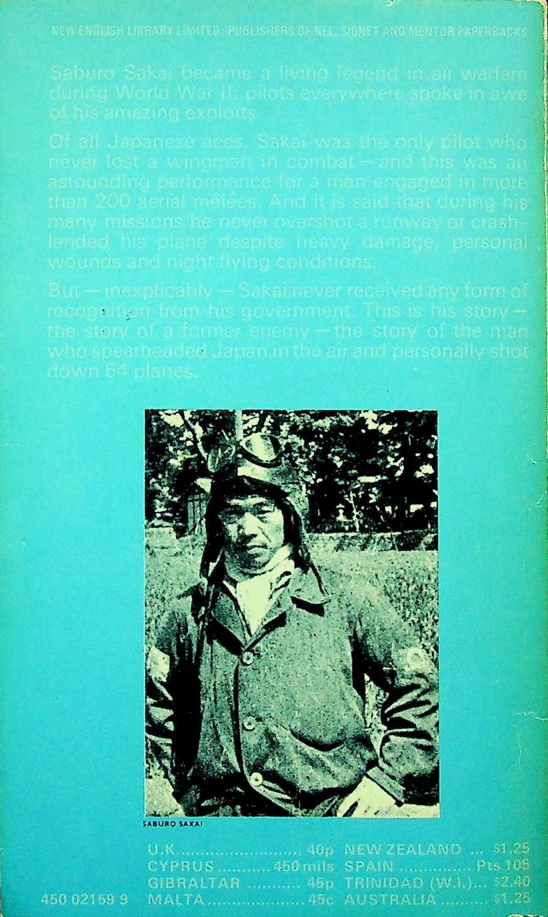 Samurai: Saburo Sakai 1974 Paperback