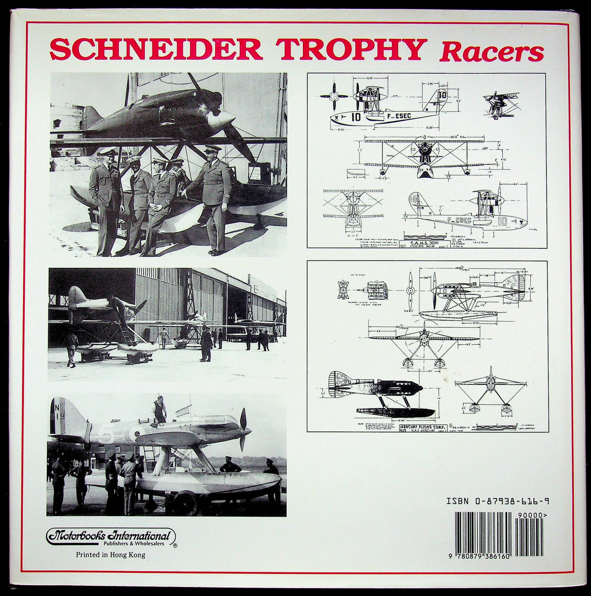 Schneider Trophy Racers: The History from 1913 to 1931/ 1st UK Edtn.1993 Hardback + DJ