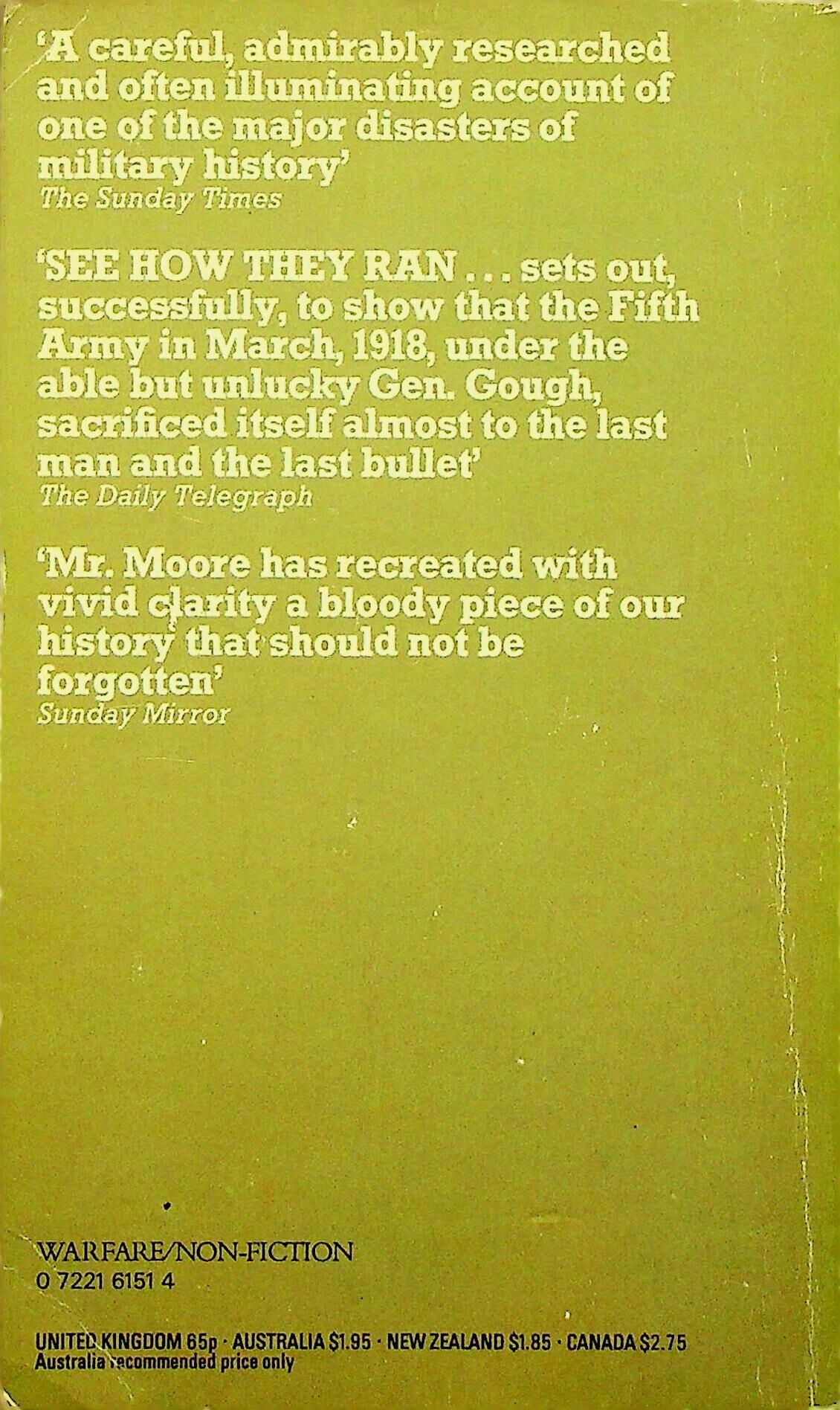 See How They Ran: William Moore 1975 paperback