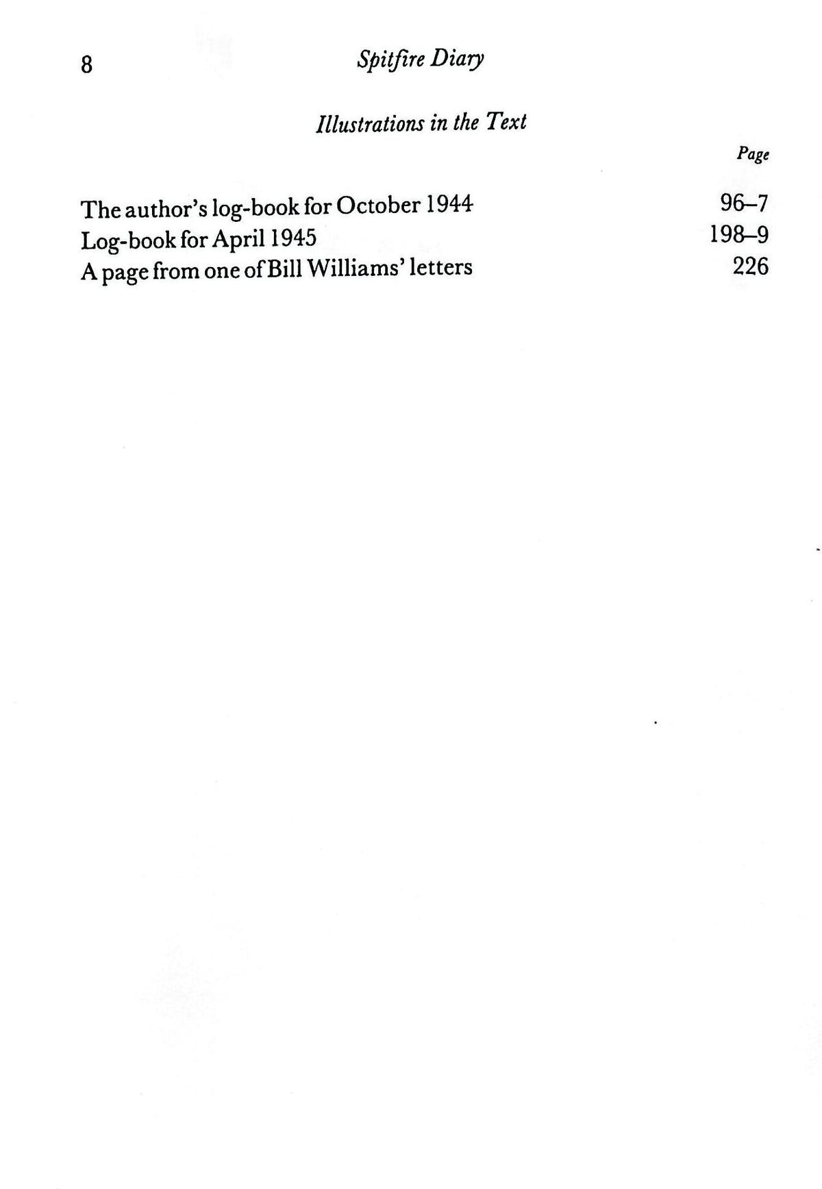 Spitfire Diary by EAW Smith: NEW 1988 First Edition Hardback