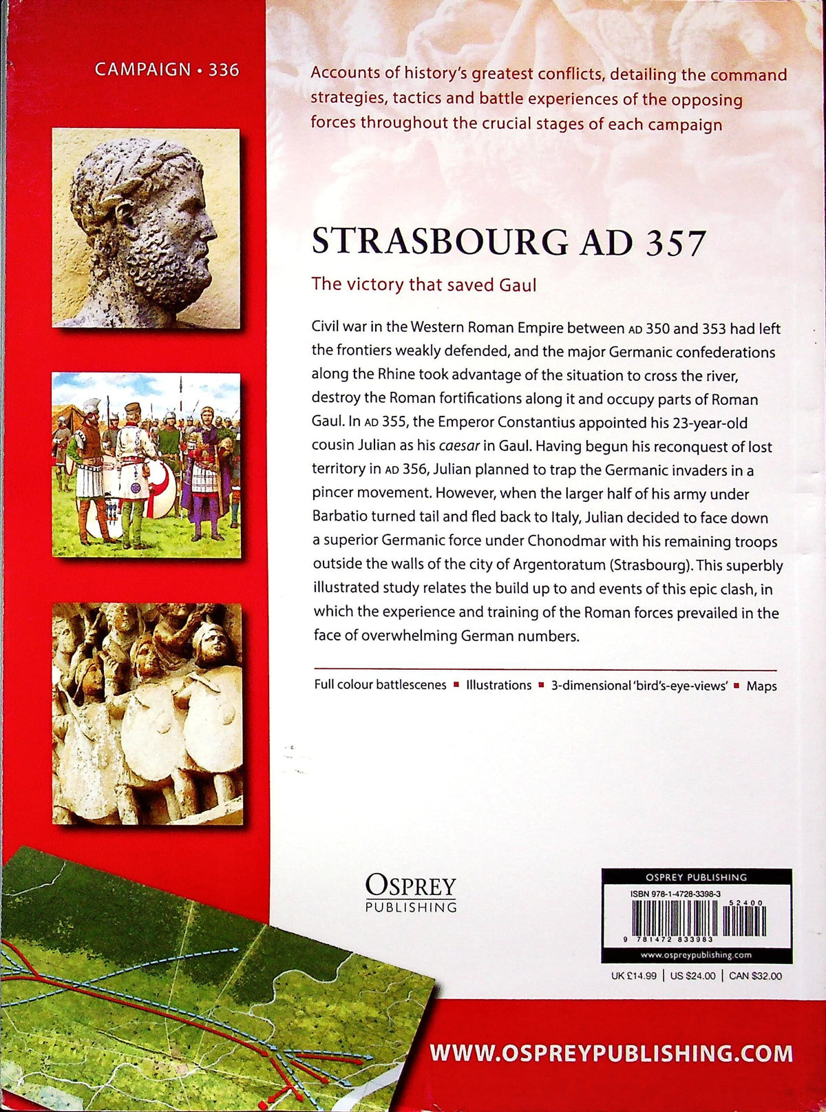 Strasbourg AD 357, victory that saved Gaul by D-Amato & Frediani: Osprey Campaign Series