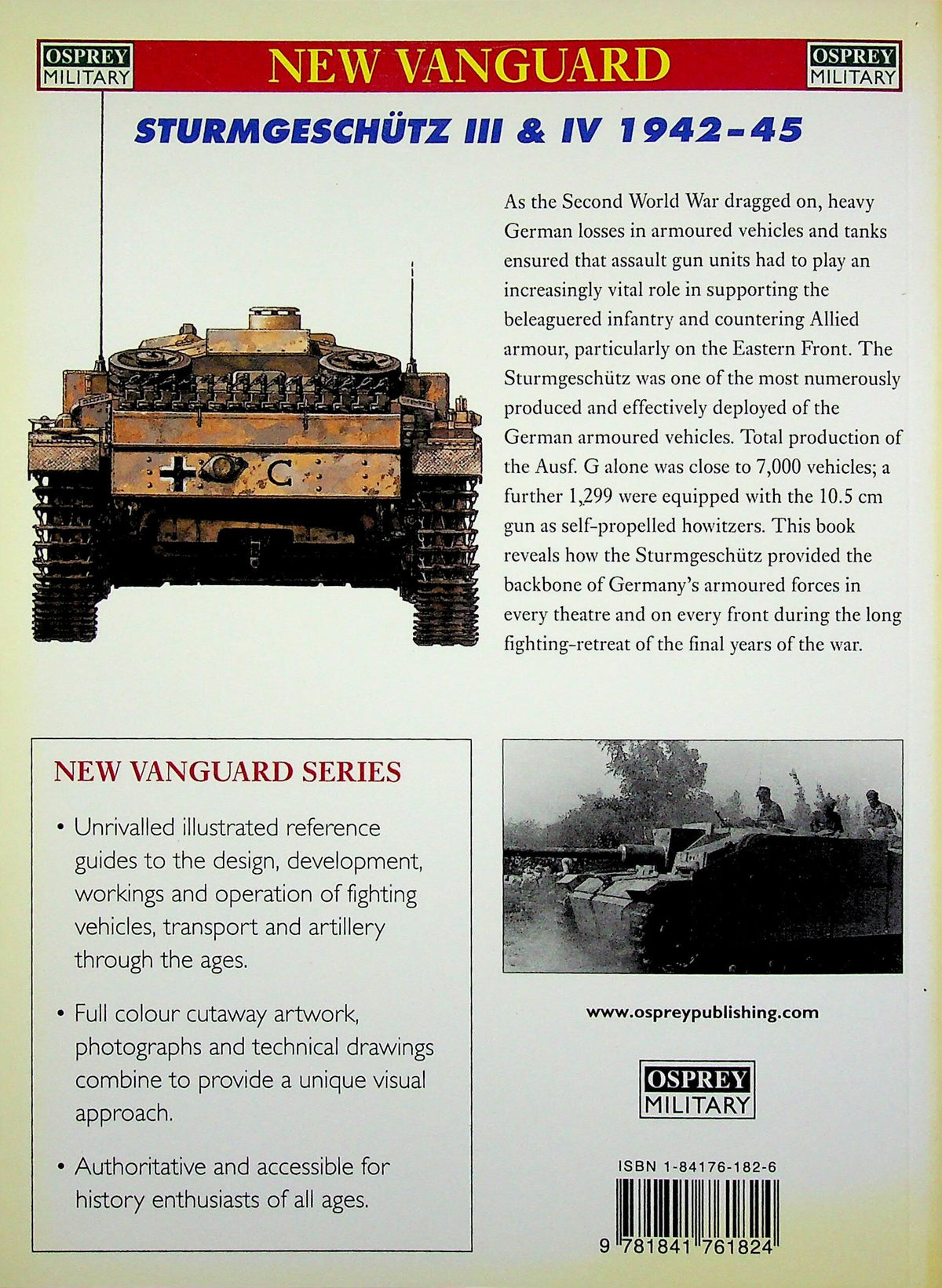 Sturmgeschutz III & IV 1942-1965: Osprey New Vanguard #37: 2001 Softcover