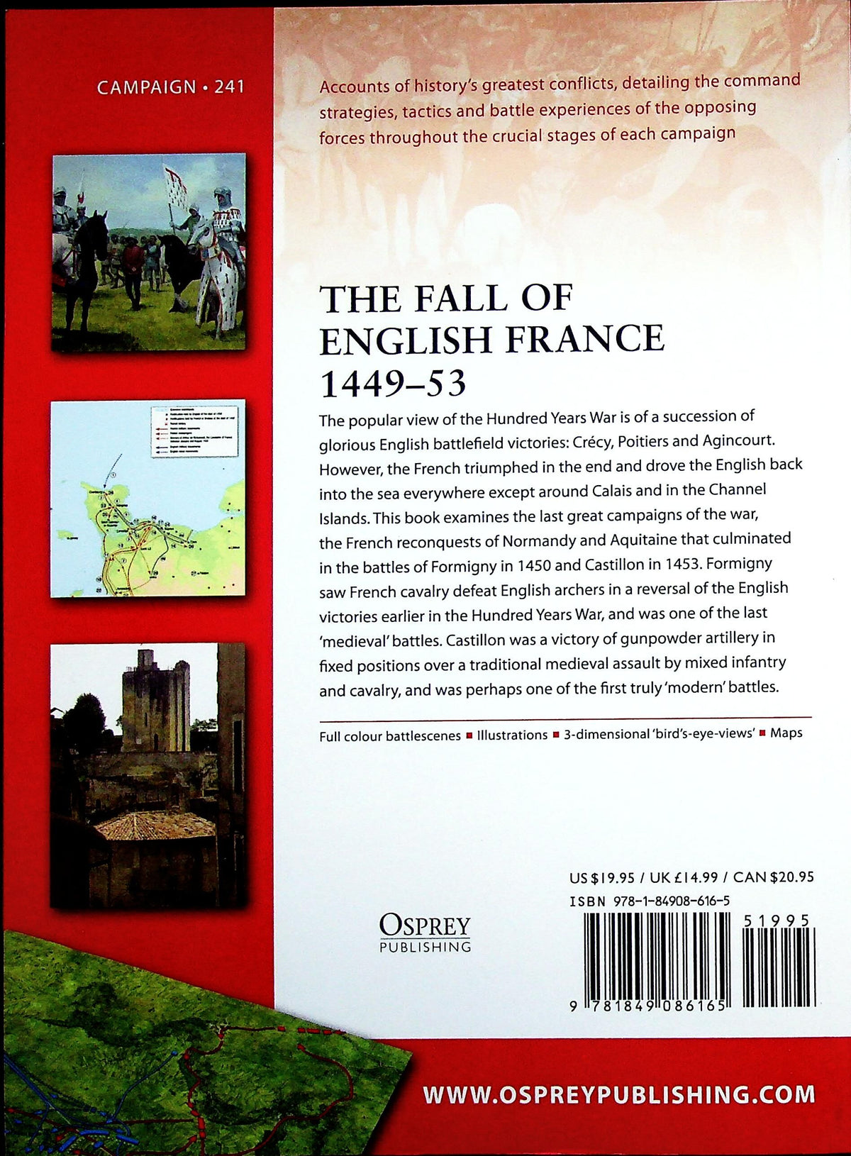 The Fall of English France 1449-53 by David Nicolle: Osprey Campaign Series